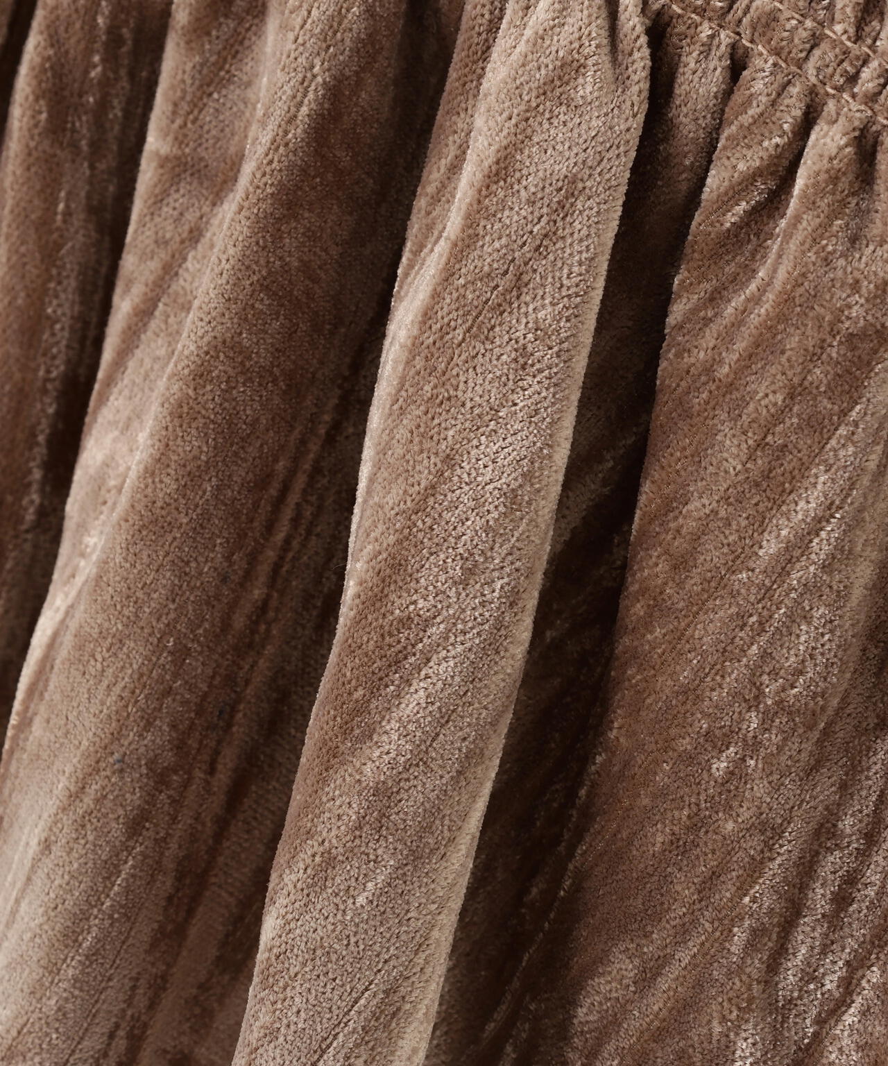 クラッシュベロアシャーリングビスチェ