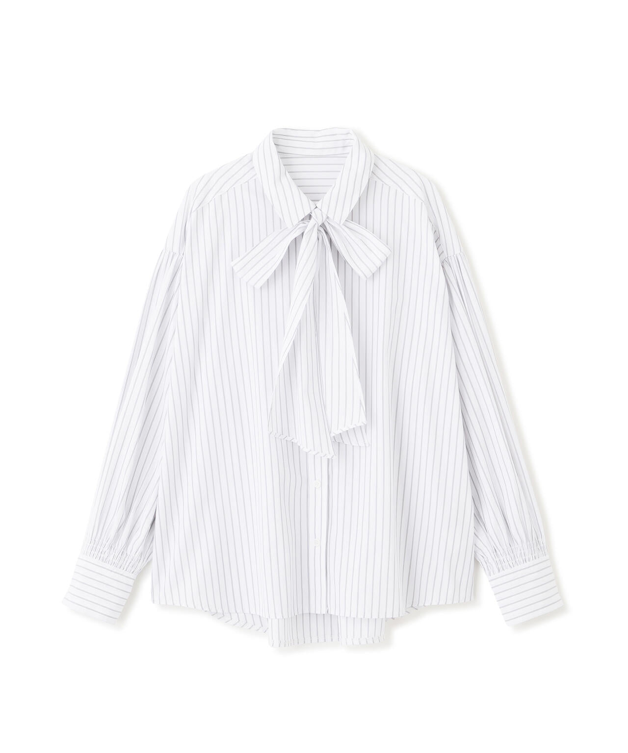 ボウタイ付きブラウス