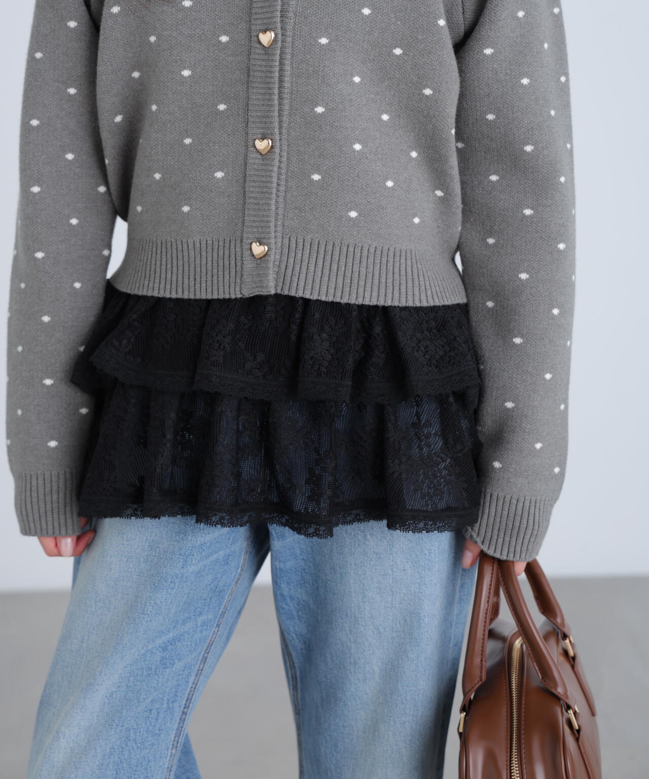 ティアードフリル2wayビスチェ