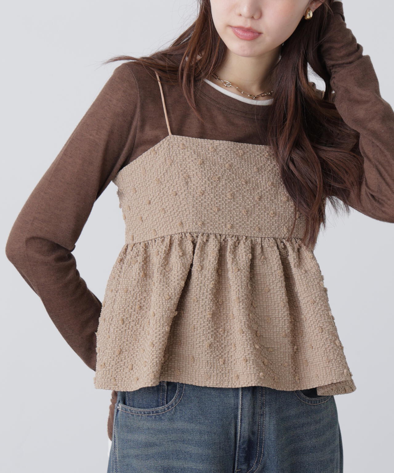 162cm 着用サイズ:FR