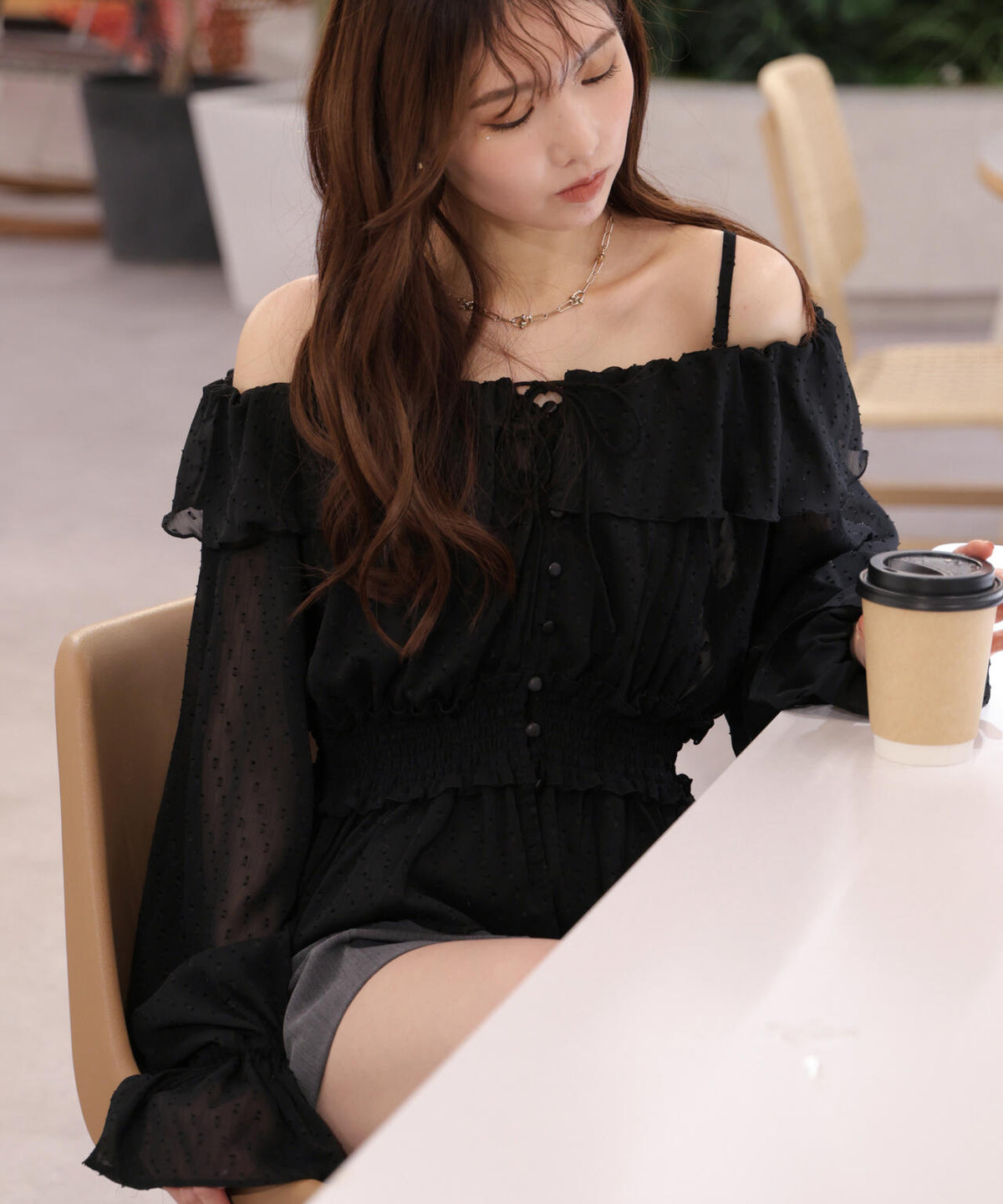 162cm 着用サイズ:FR