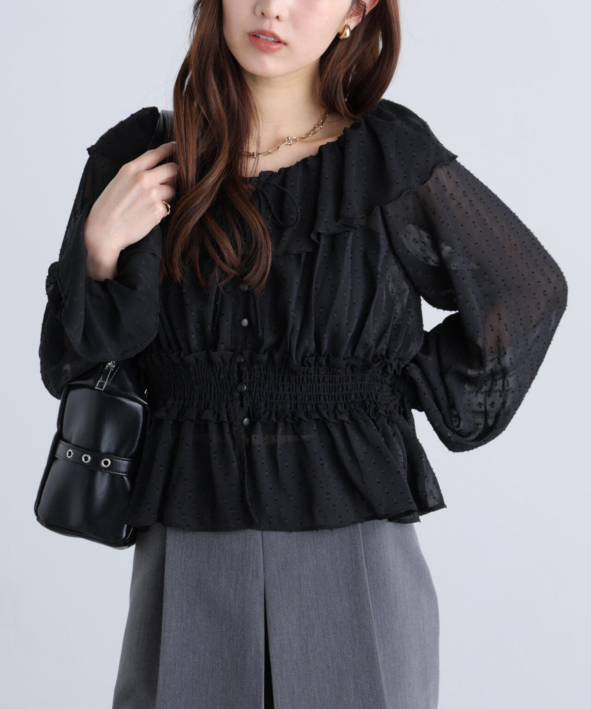 162cm 着用サイズ:FR
