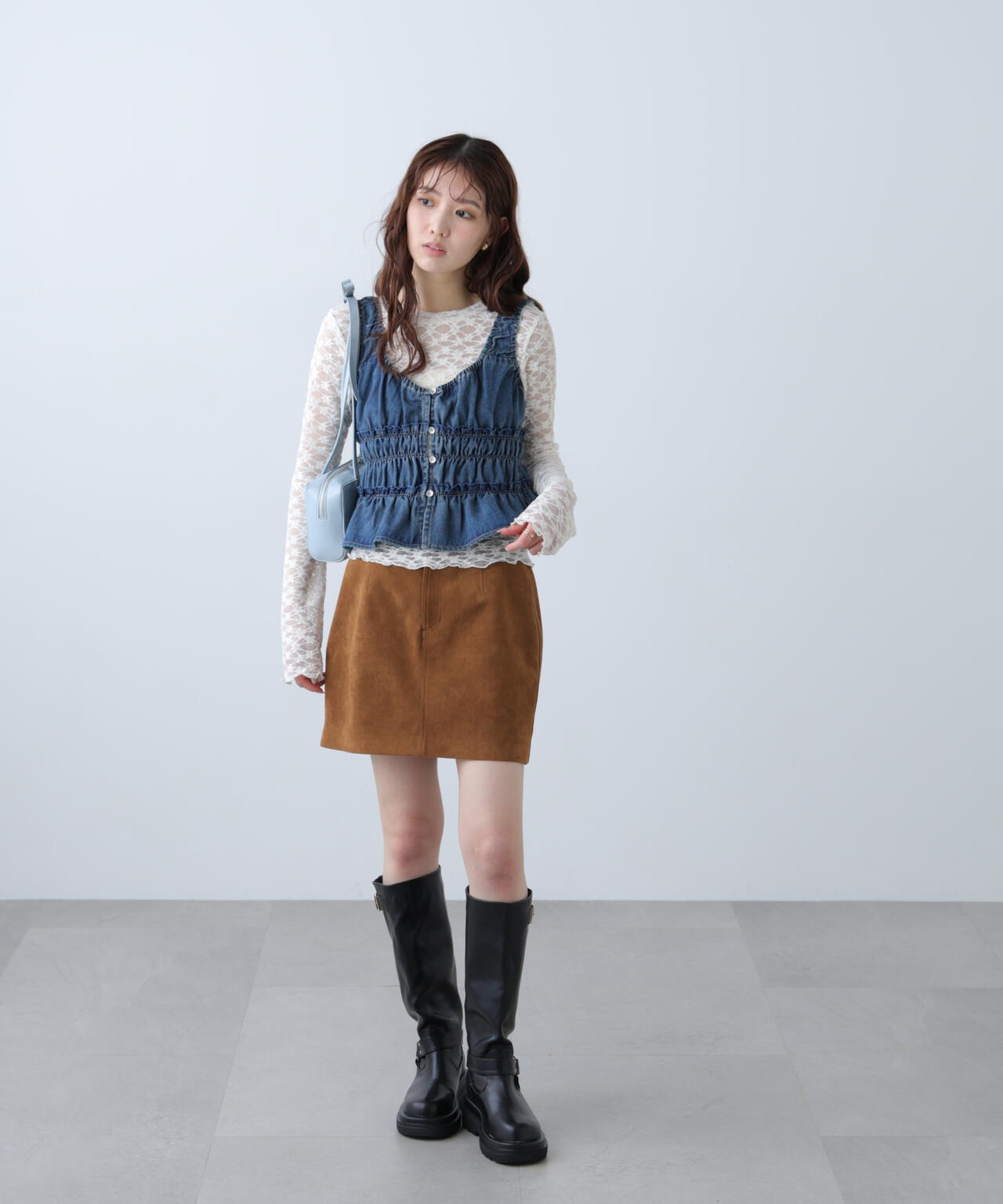 162cm 着用サイズ:FR