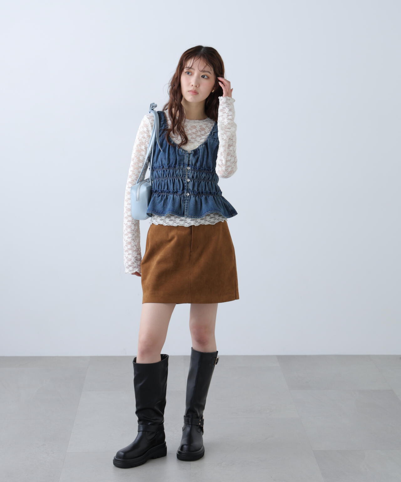162cm 着用サイズ:FR