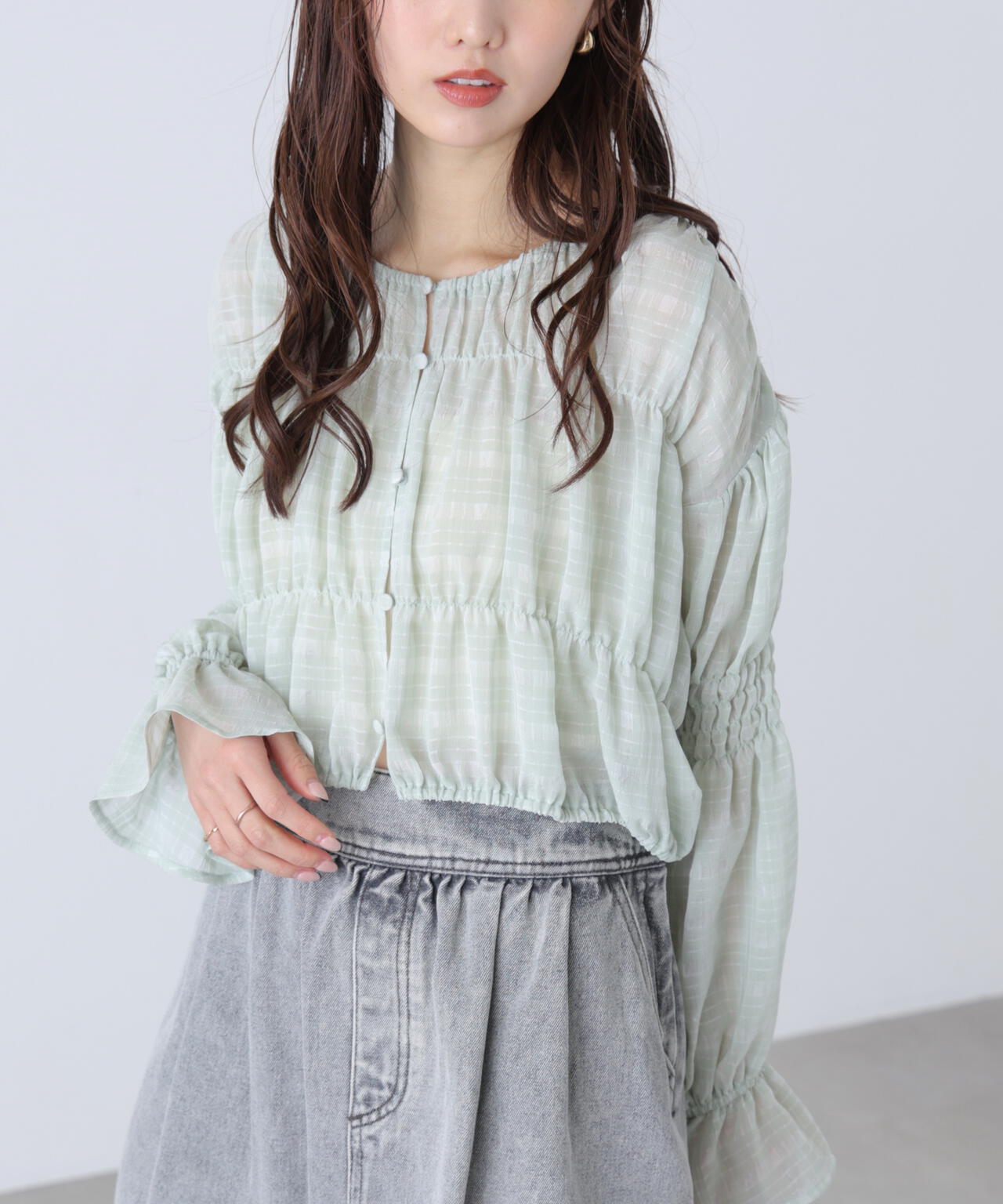 162cm 着用サイズ:FR