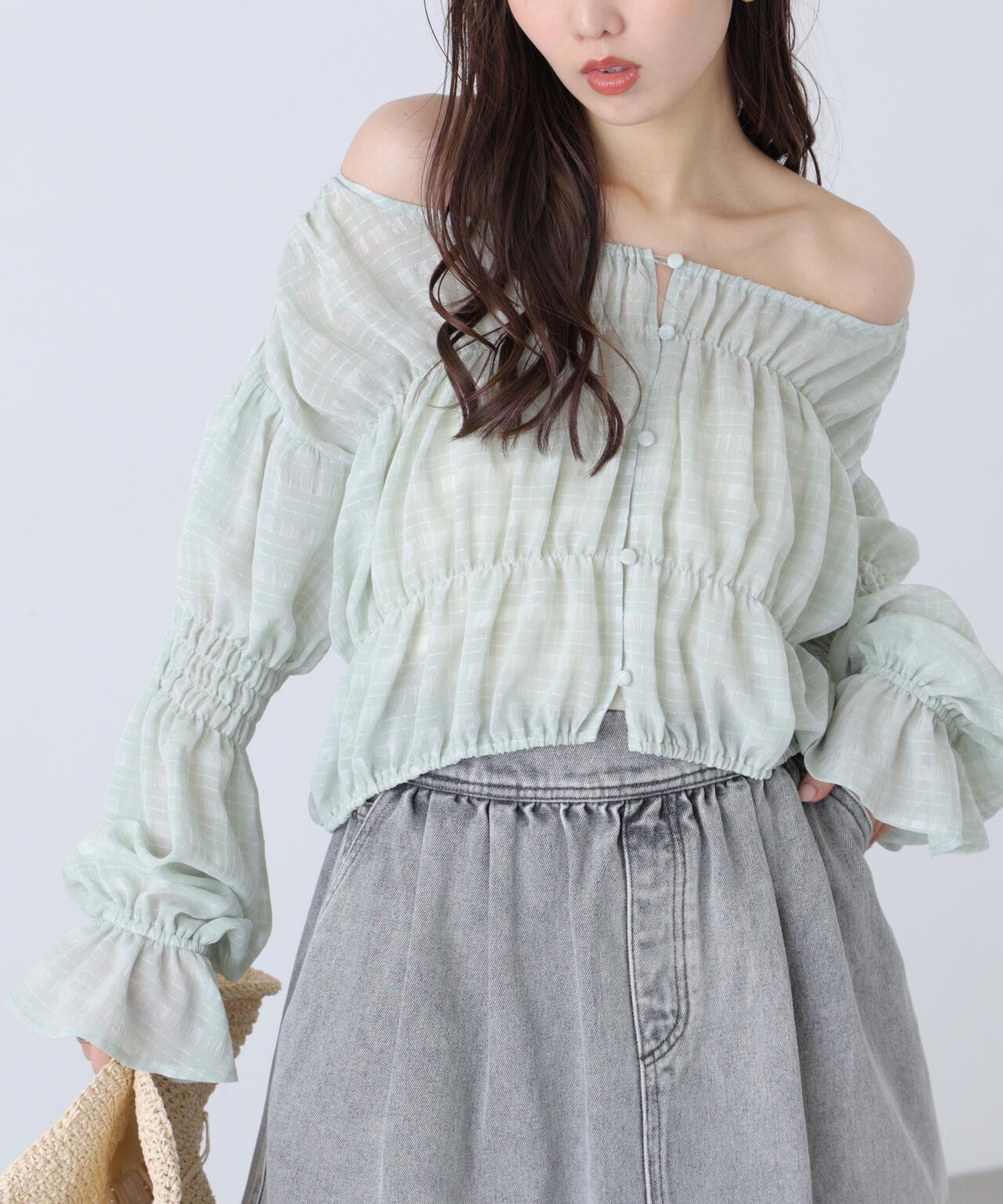 162cm 着用サイズ:FR