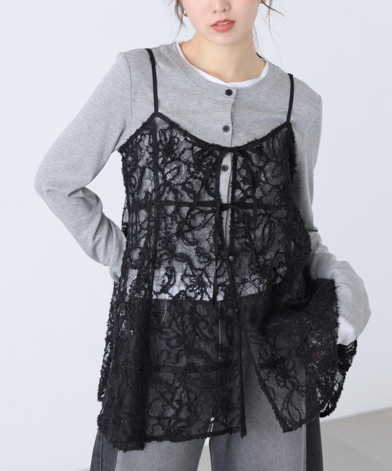 162cm 着用サイズ:FR