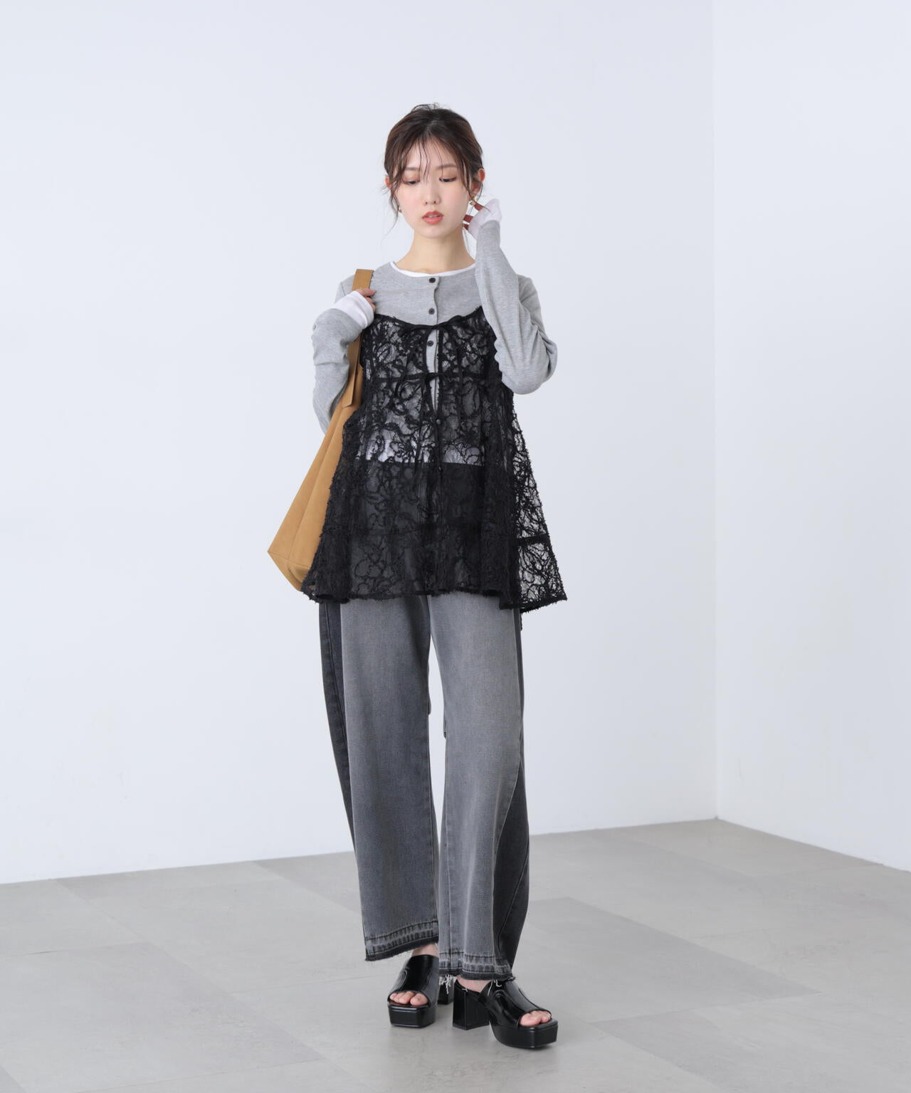 162cm 着用サイズ:FR