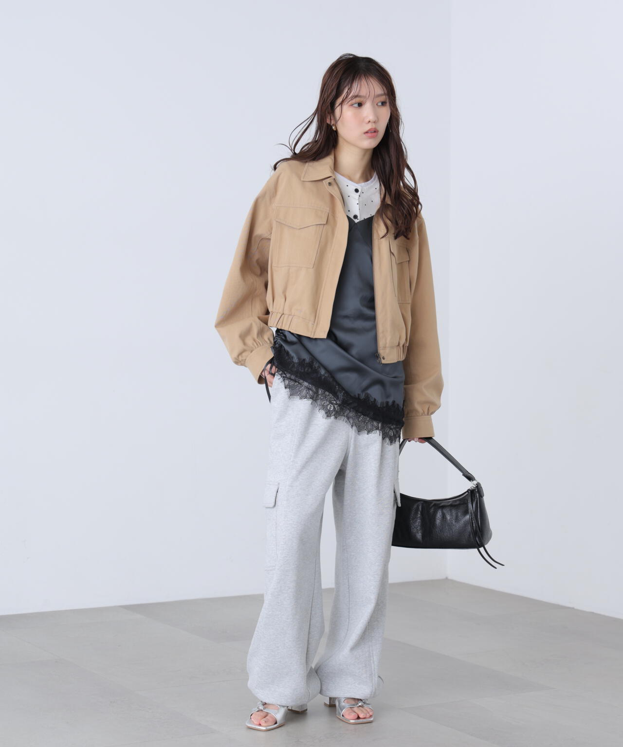 162cm 着用サイズ:FR