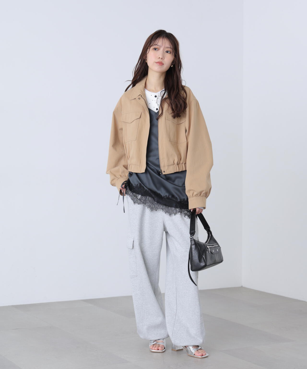 162cm 着用サイズ:FR