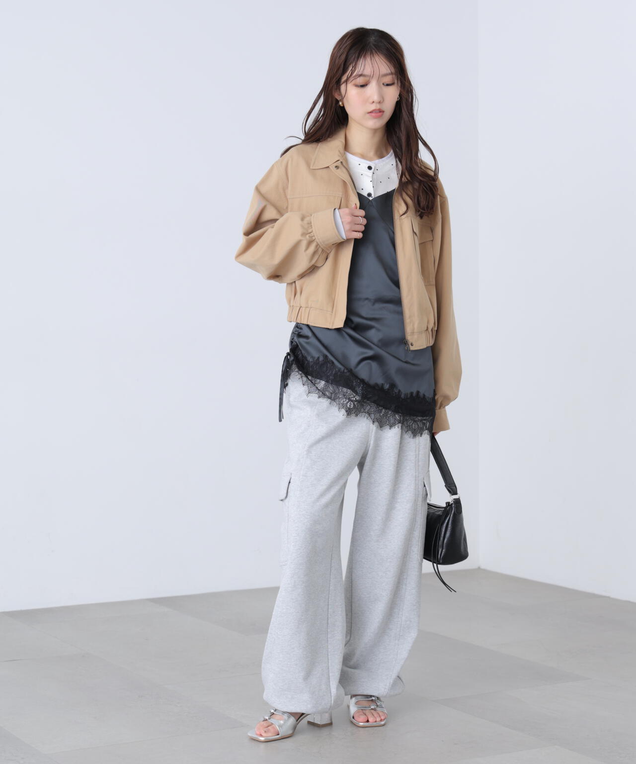 162cm 着用サイズ:FR