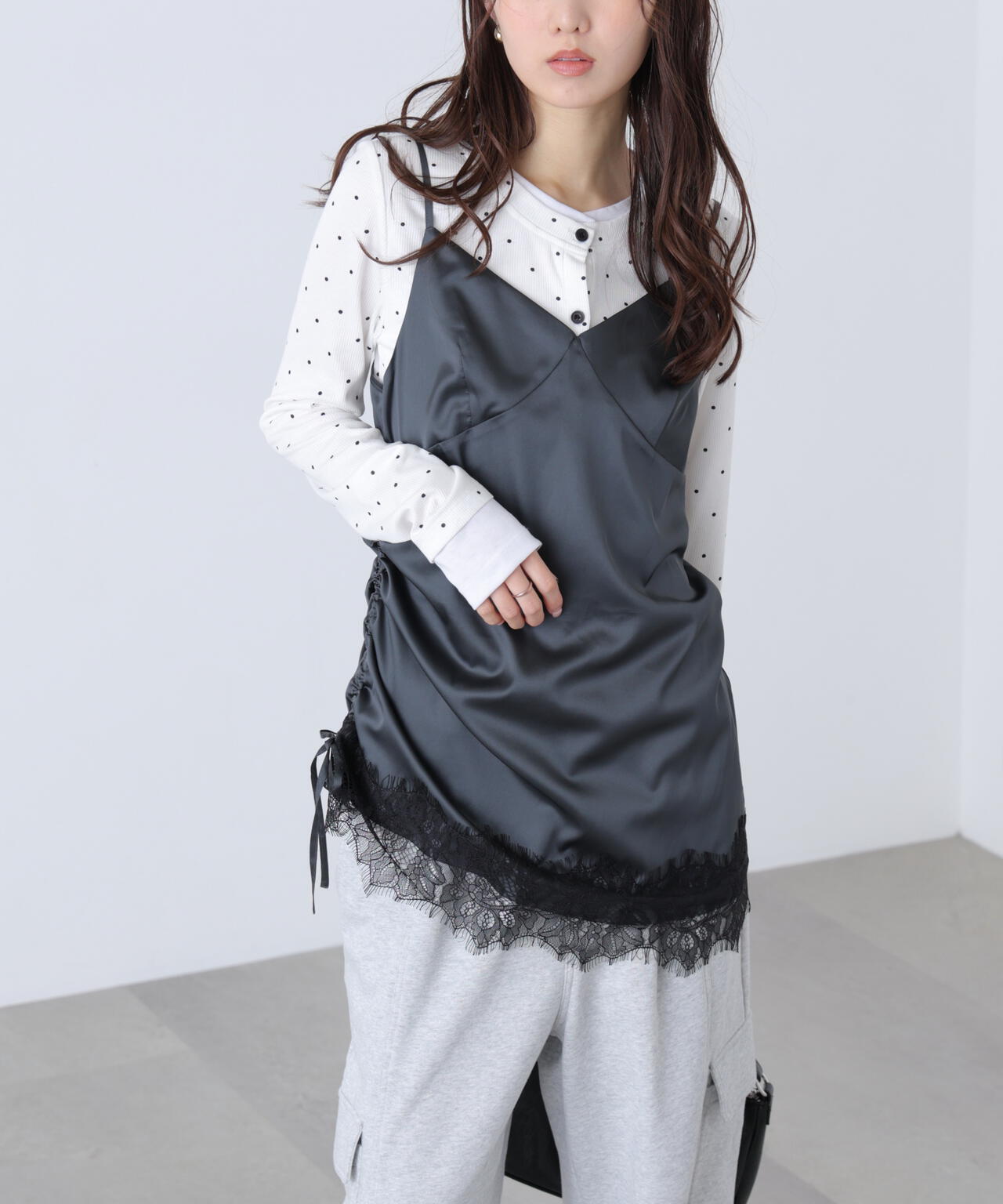 162cm 着用サイズ:FR