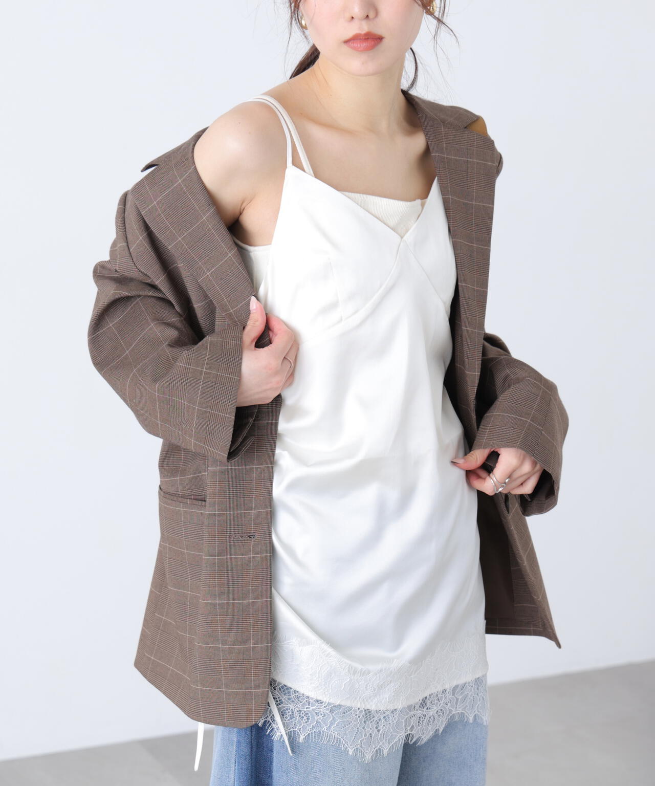 162cm 着用サイズ:FR