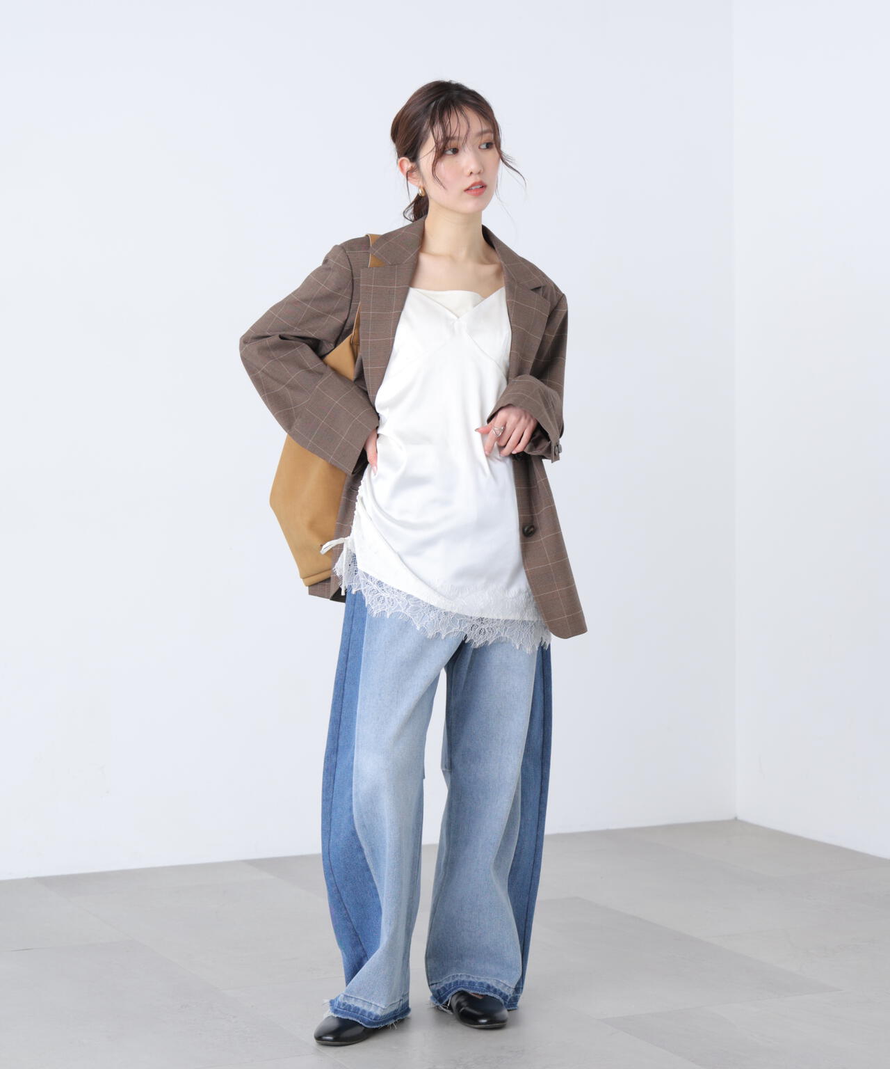 162cm 着用サイズ:FR