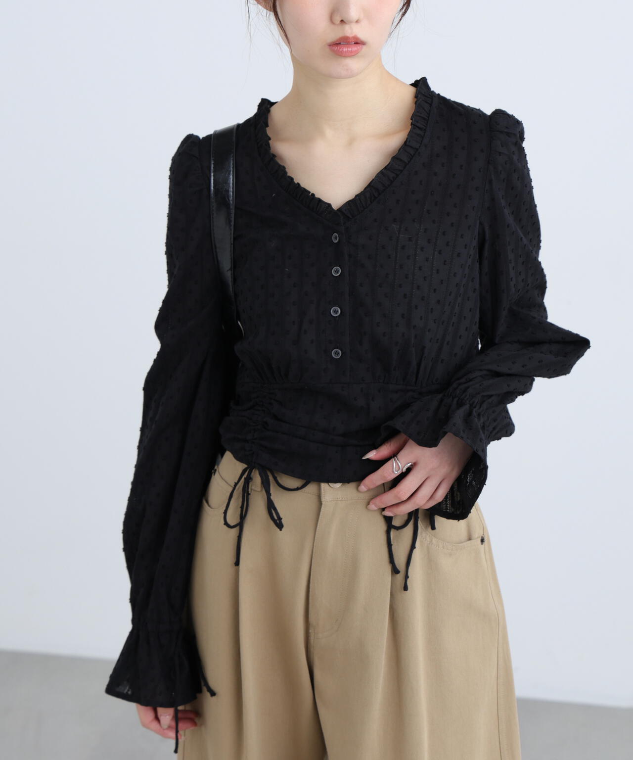 162cm 着用サイズ:FR