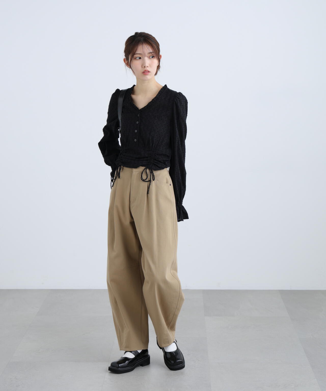 162cm 着用サイズ:FR