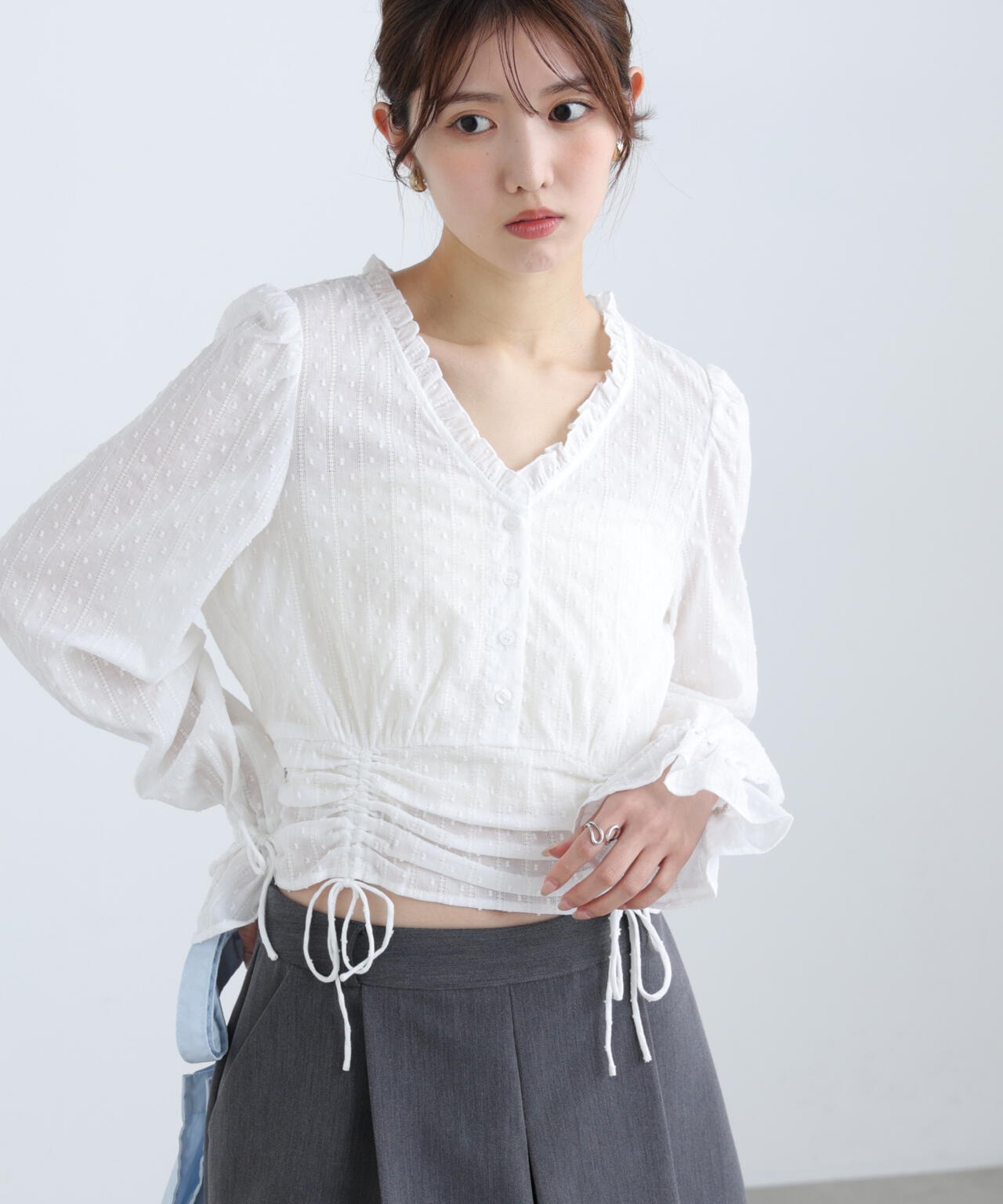 162cm 着用サイズ:FR