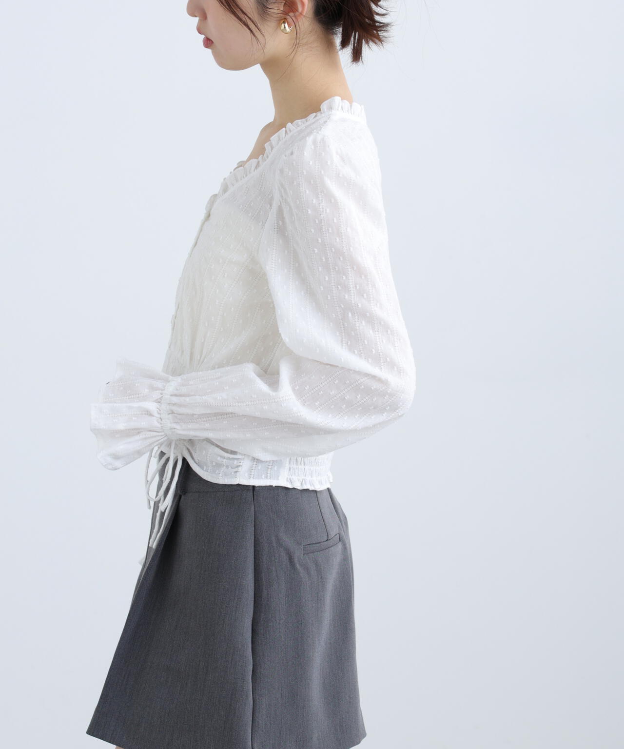 162cm 着用サイズ:FR