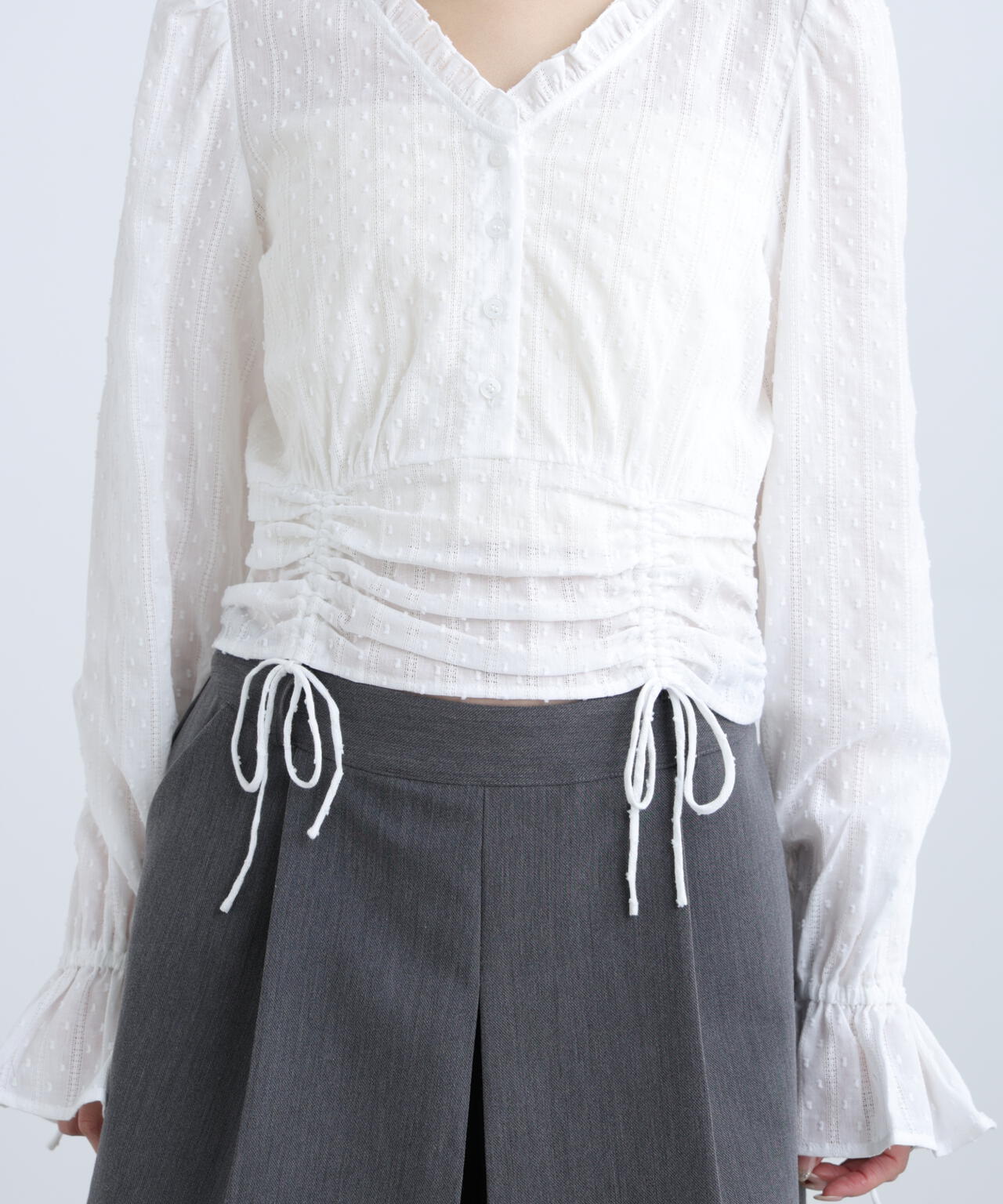 162cm 着用サイズ:FR