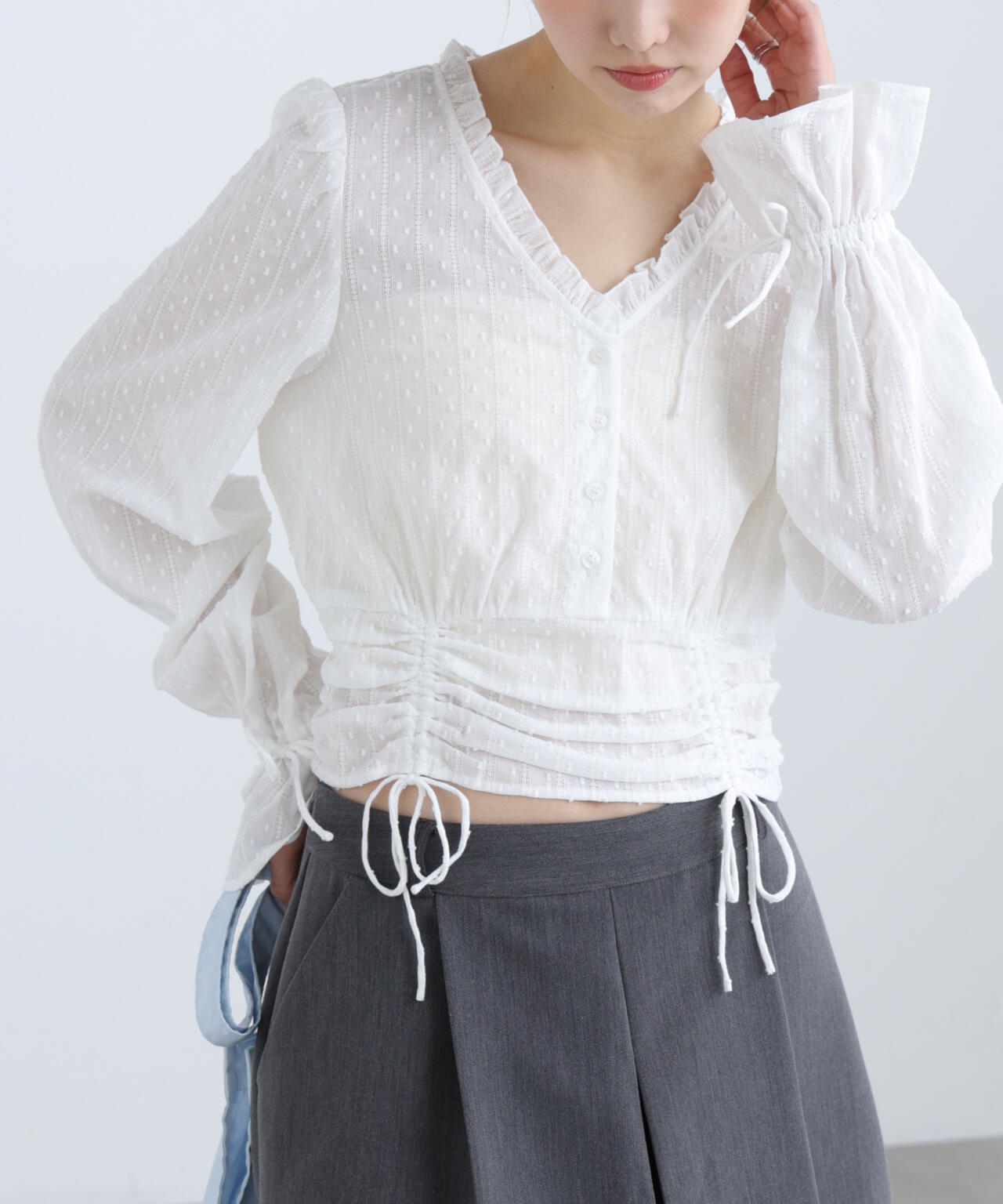 162cm 着用サイズ:FR