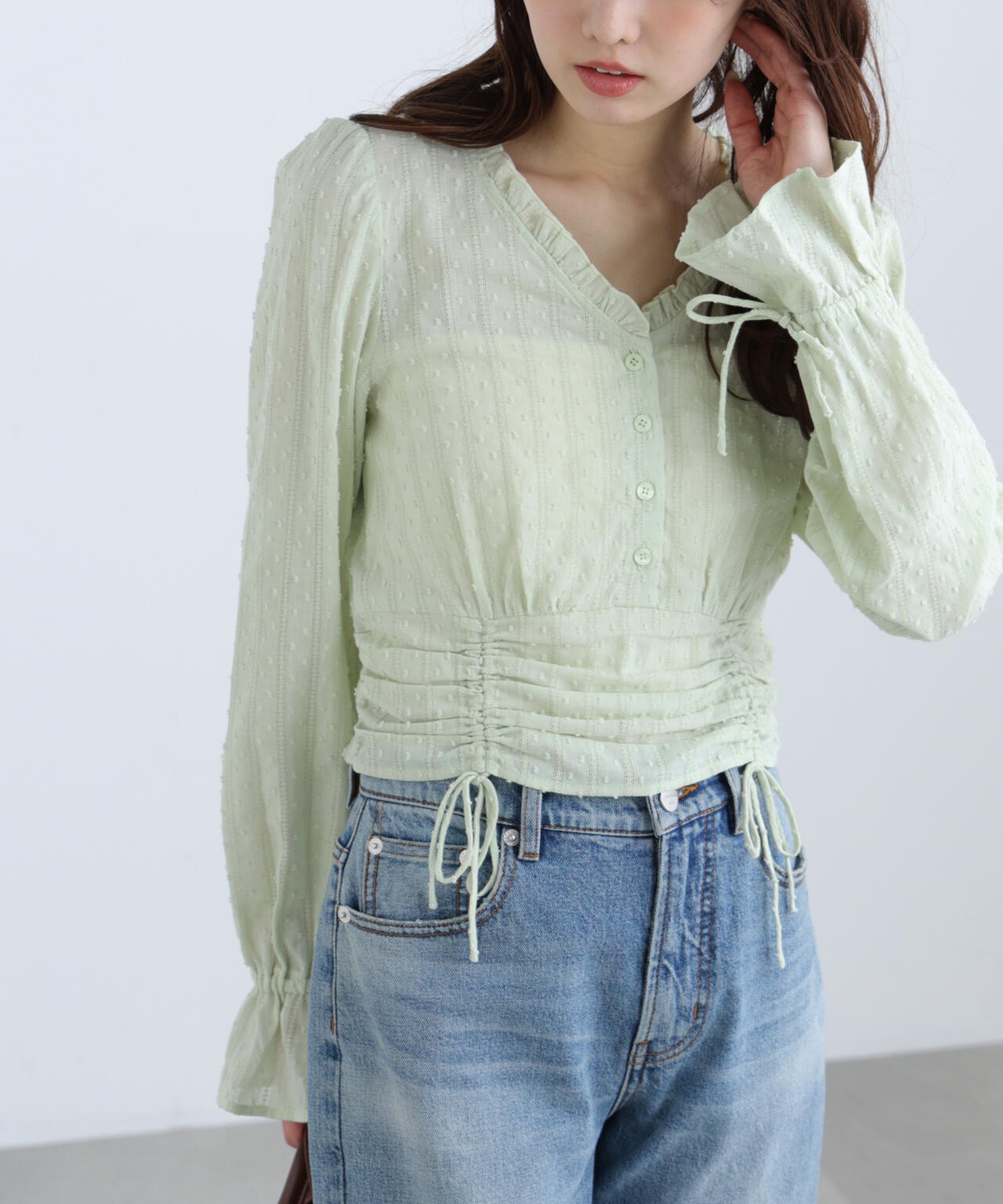 162cm 着用サイズ:FR