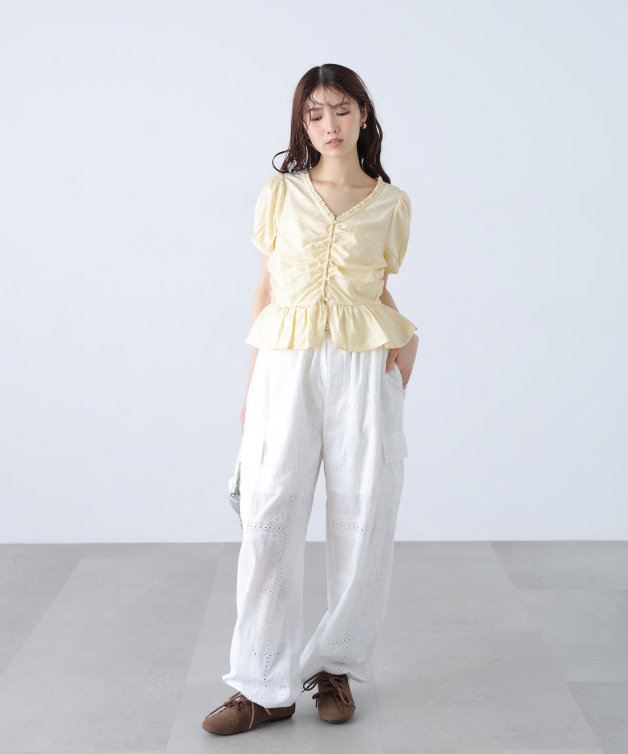 162cm 着用サイズ:FR