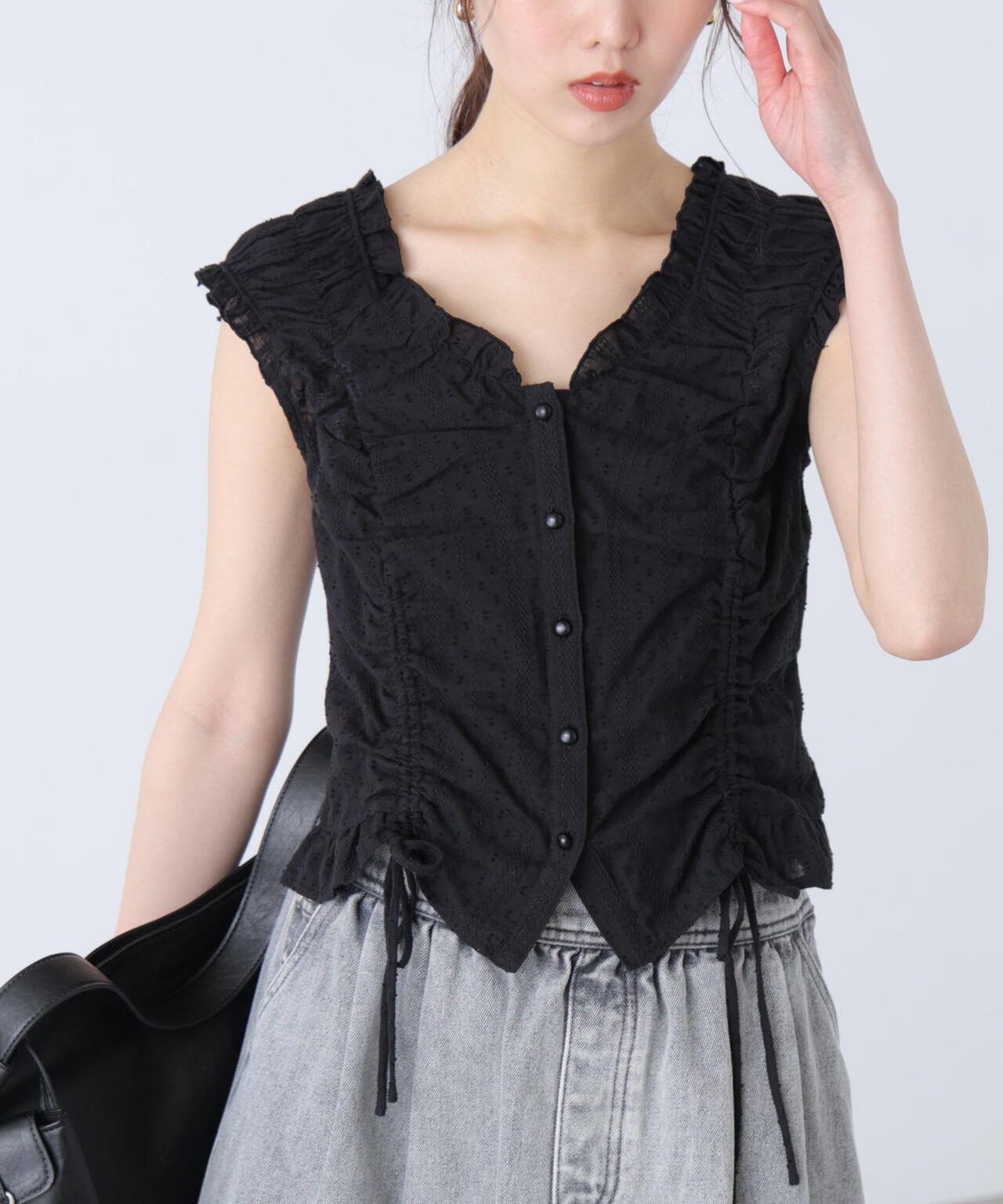 162cm 着用サイズ:FR