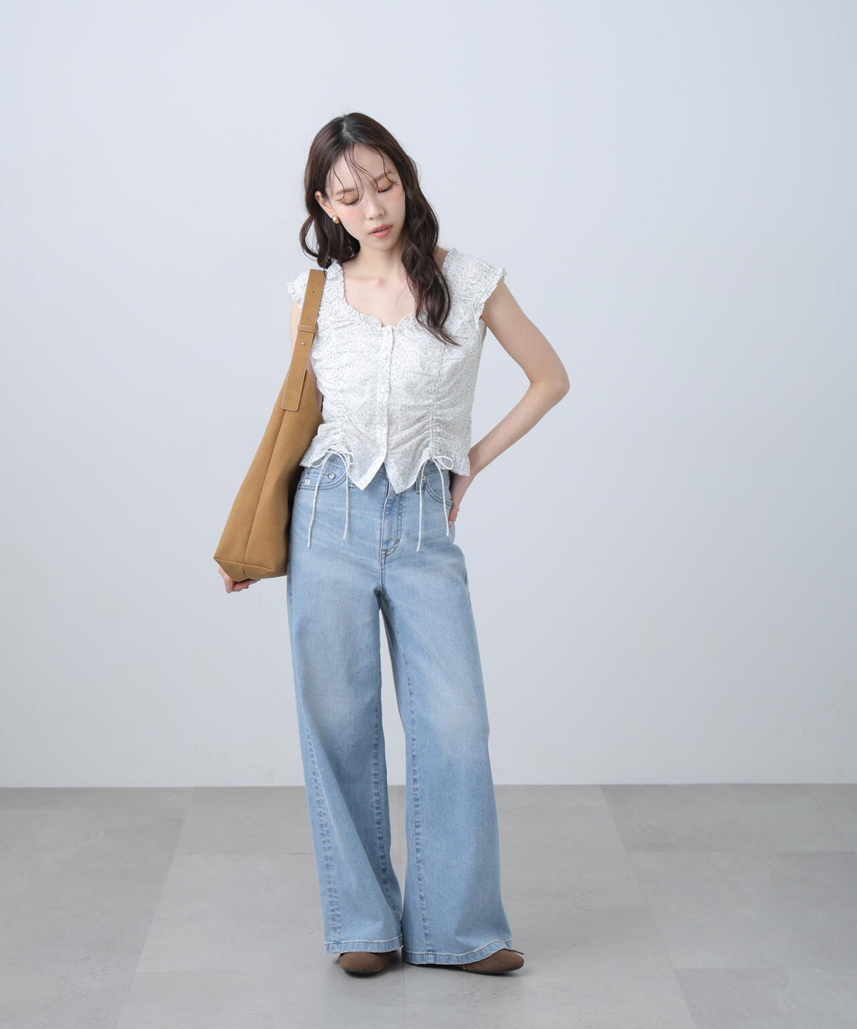 162cm 着用サイズ:FR
