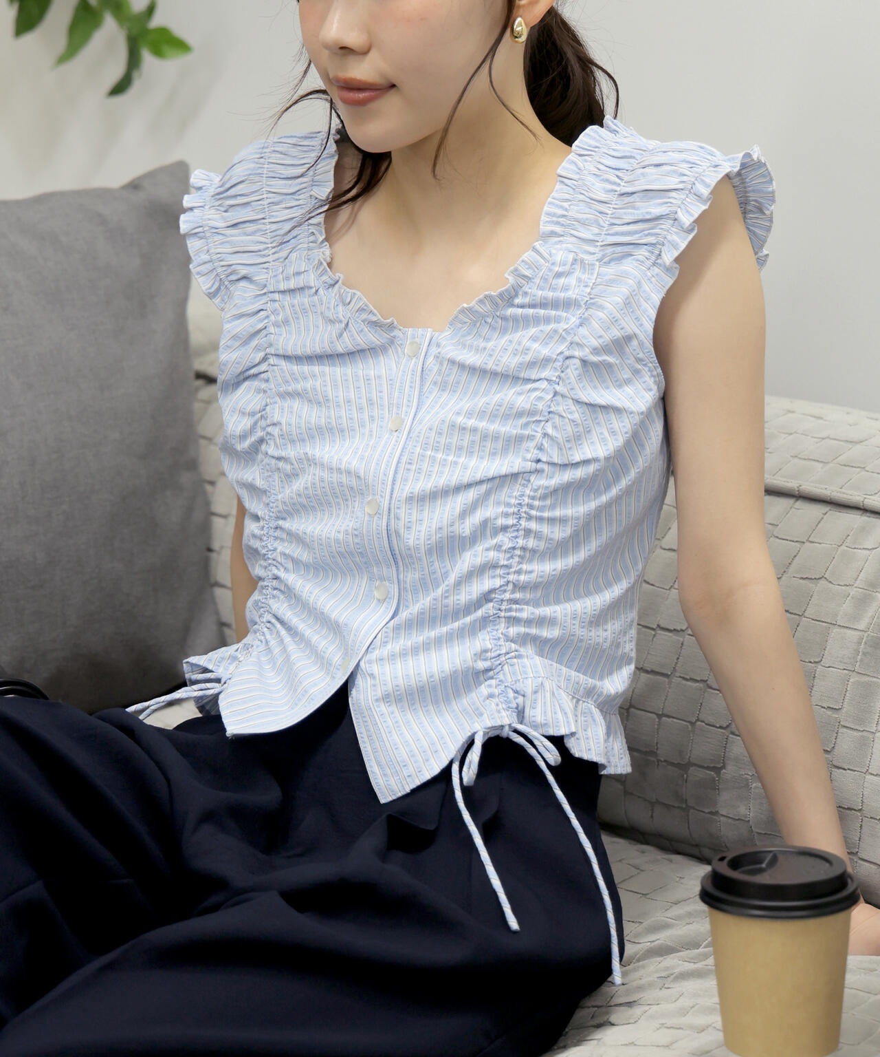 164cm 着用サイズ:FR