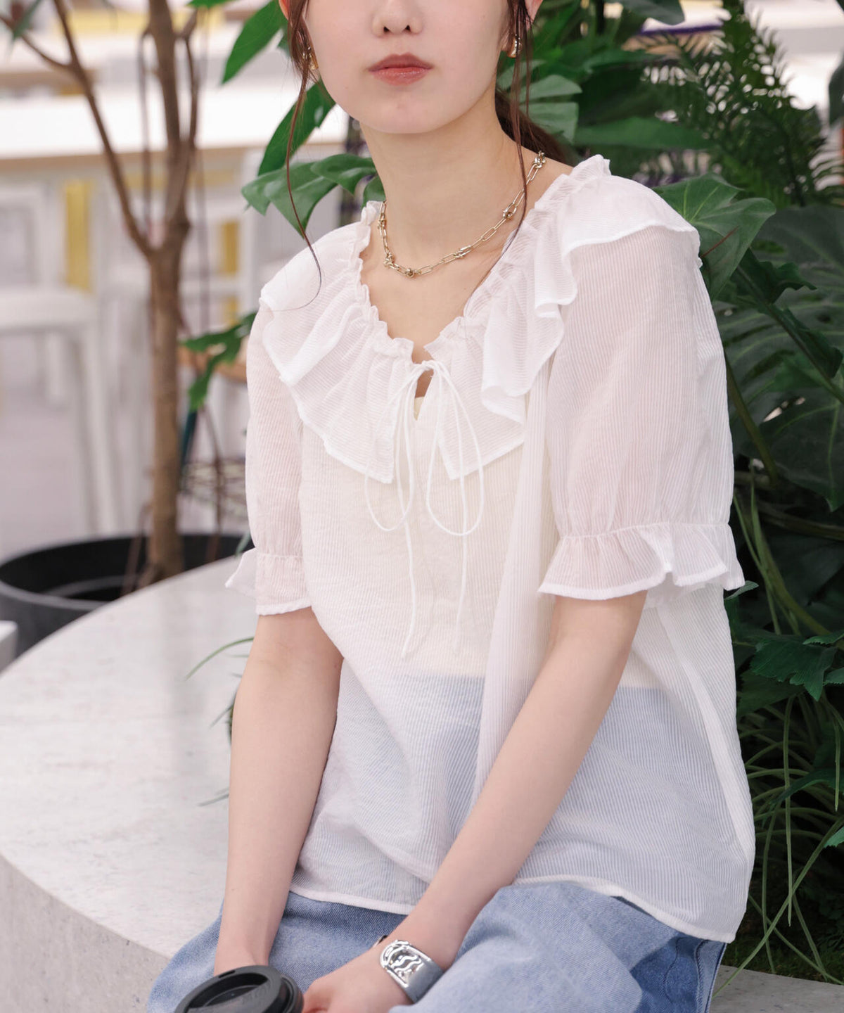 162cm 着用サイズ:FR