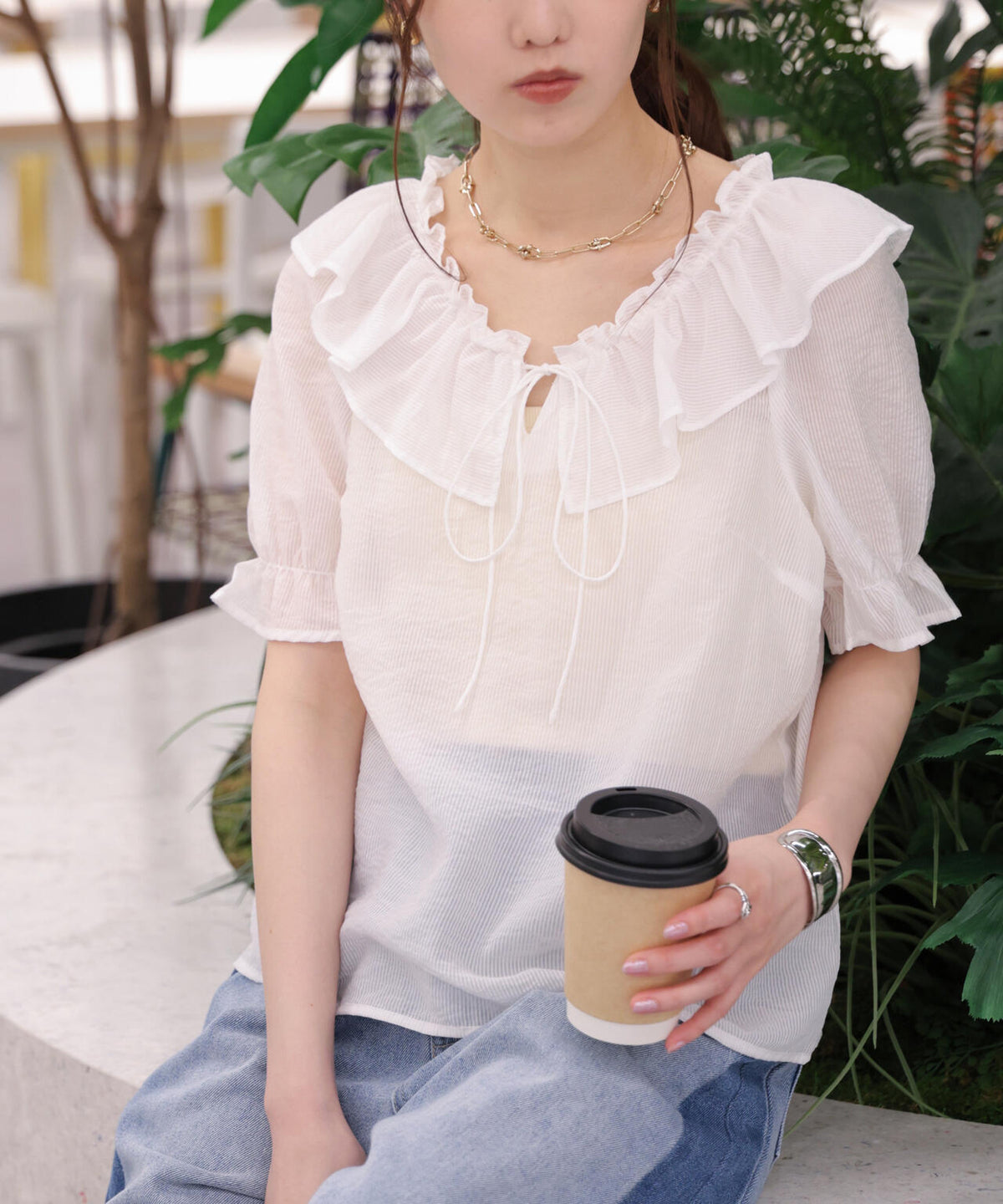 162cm 着用サイズ:FR