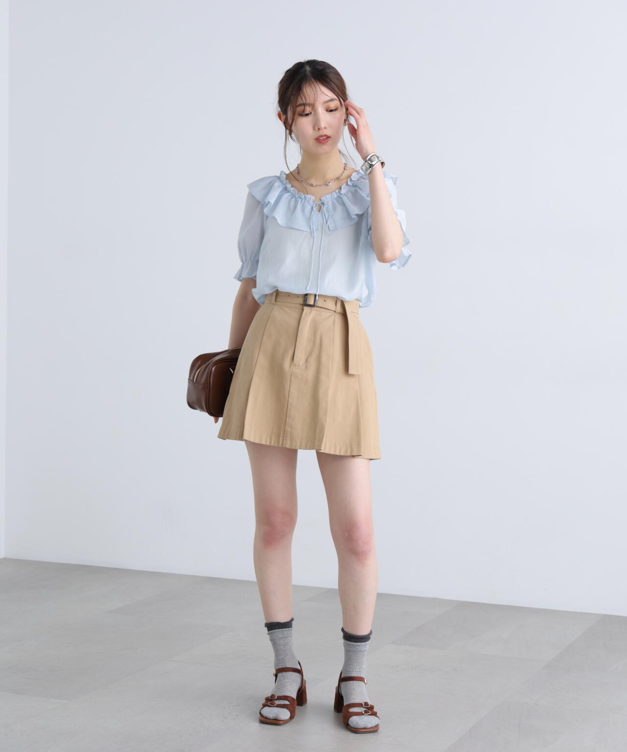 162cm 着用サイズ:FR
