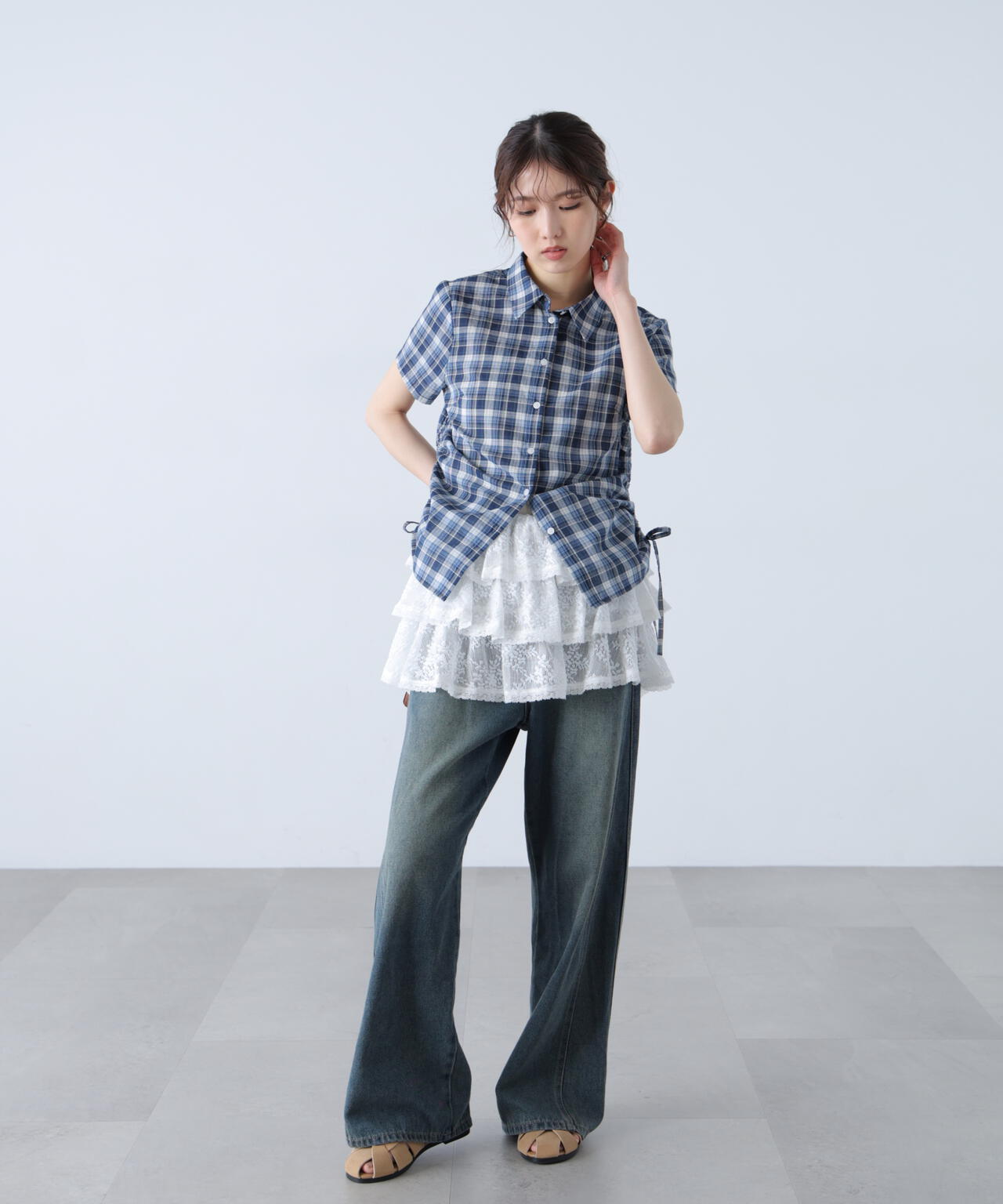 162cm 着用サイズ:FR