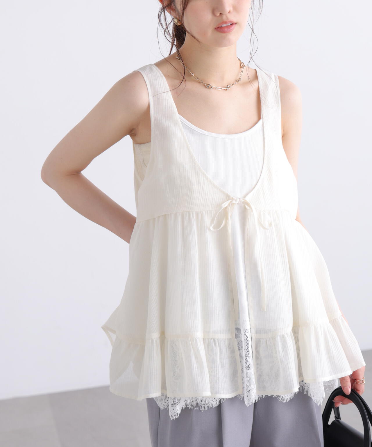 162cm 着用サイズ:FR