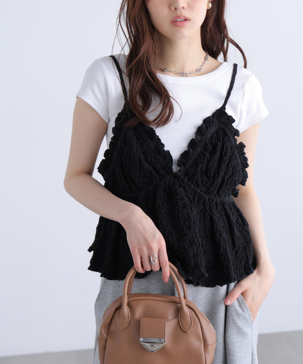 162cm 着用サイズ:FR