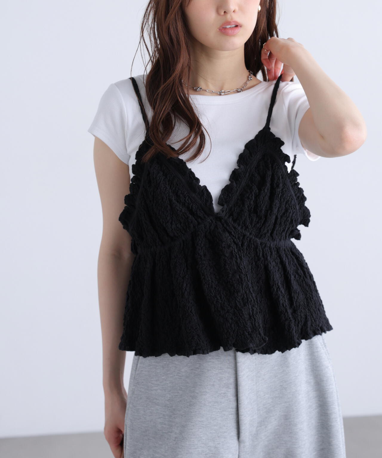 162cm 着用サイズ:FR