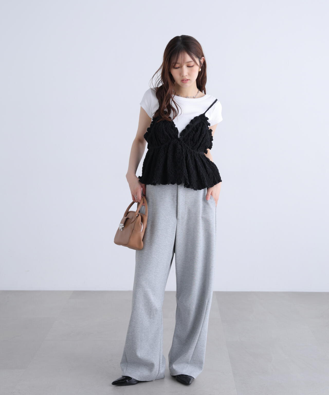 162cm 着用サイズ:FR