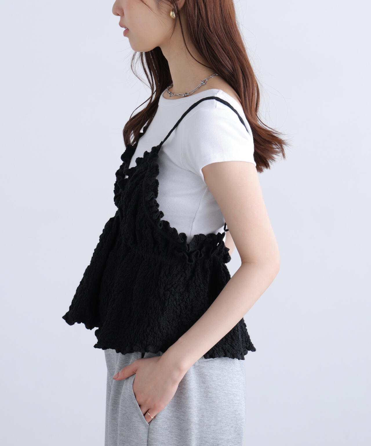 162cm 着用サイズ:FR