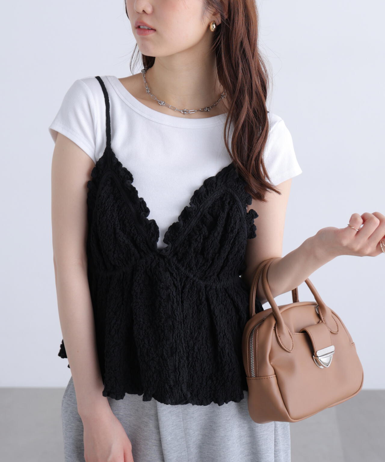 162cm 着用サイズ:FR