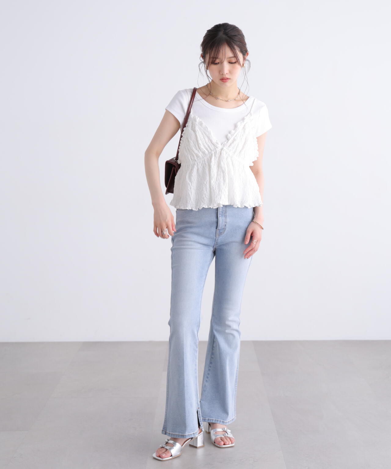 162cm 着用サイズ:FR