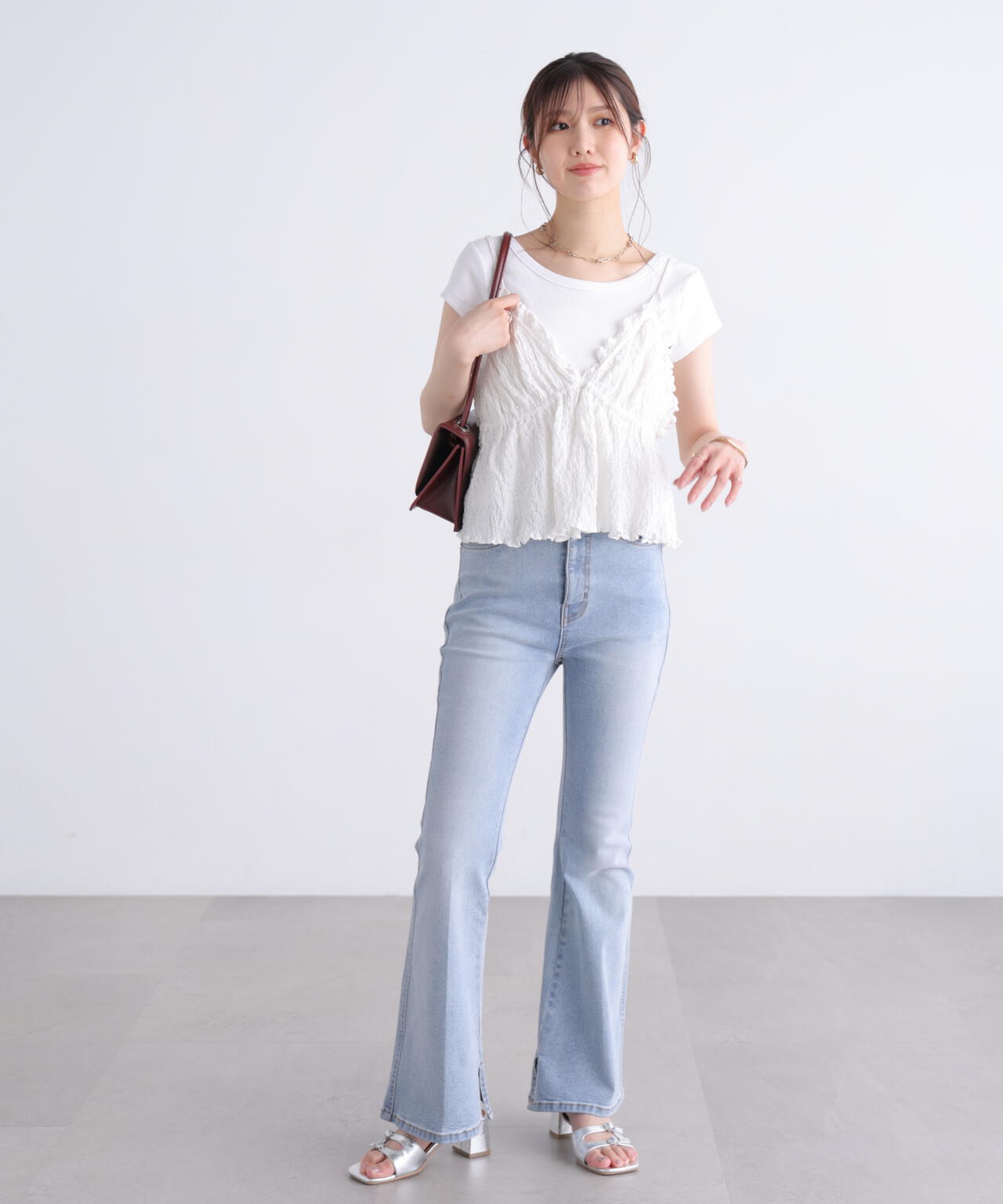 162cm 着用サイズ:FR