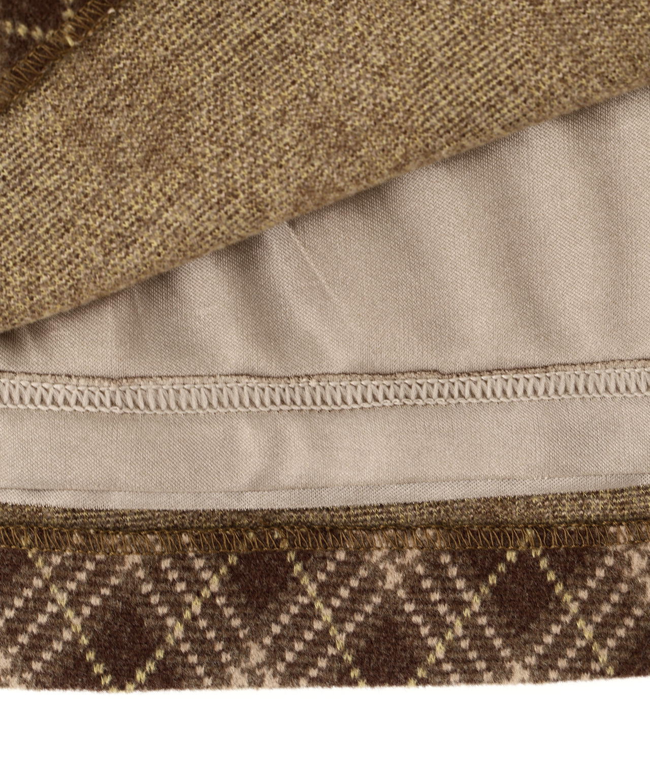 バイアスチェックミニスカート