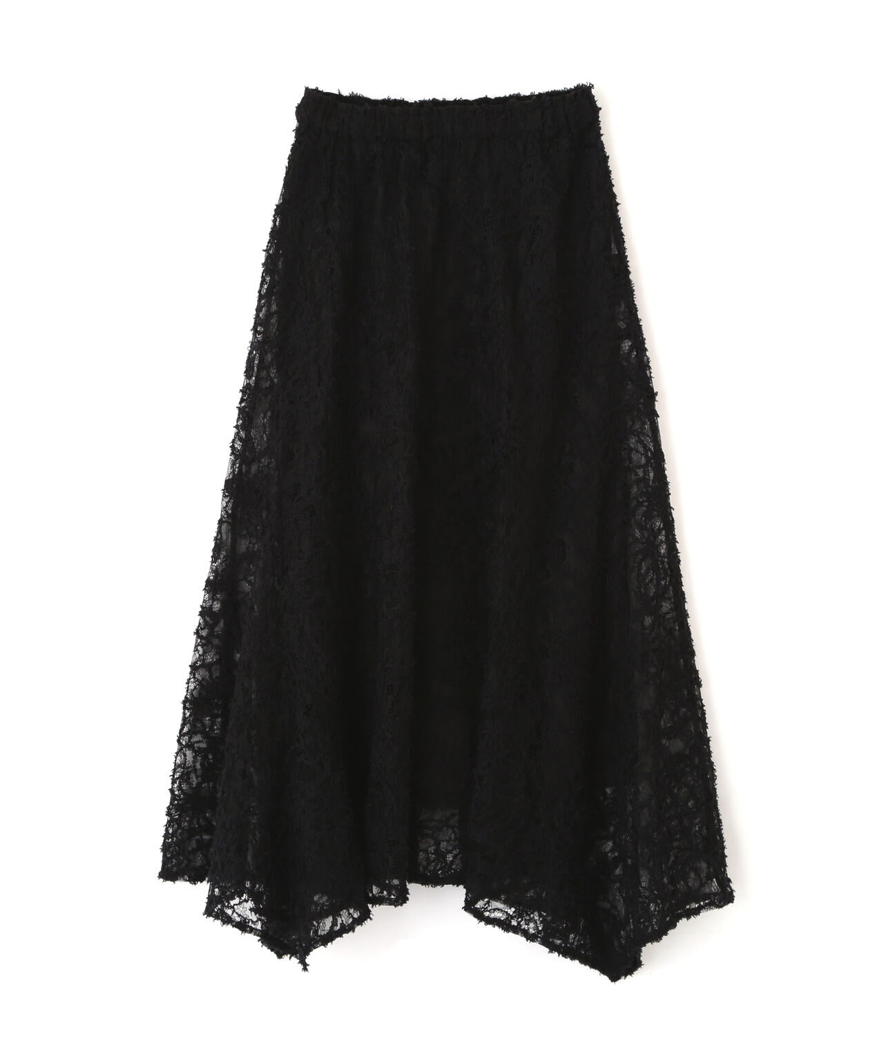 2wayモールレースパネルフレアスカート