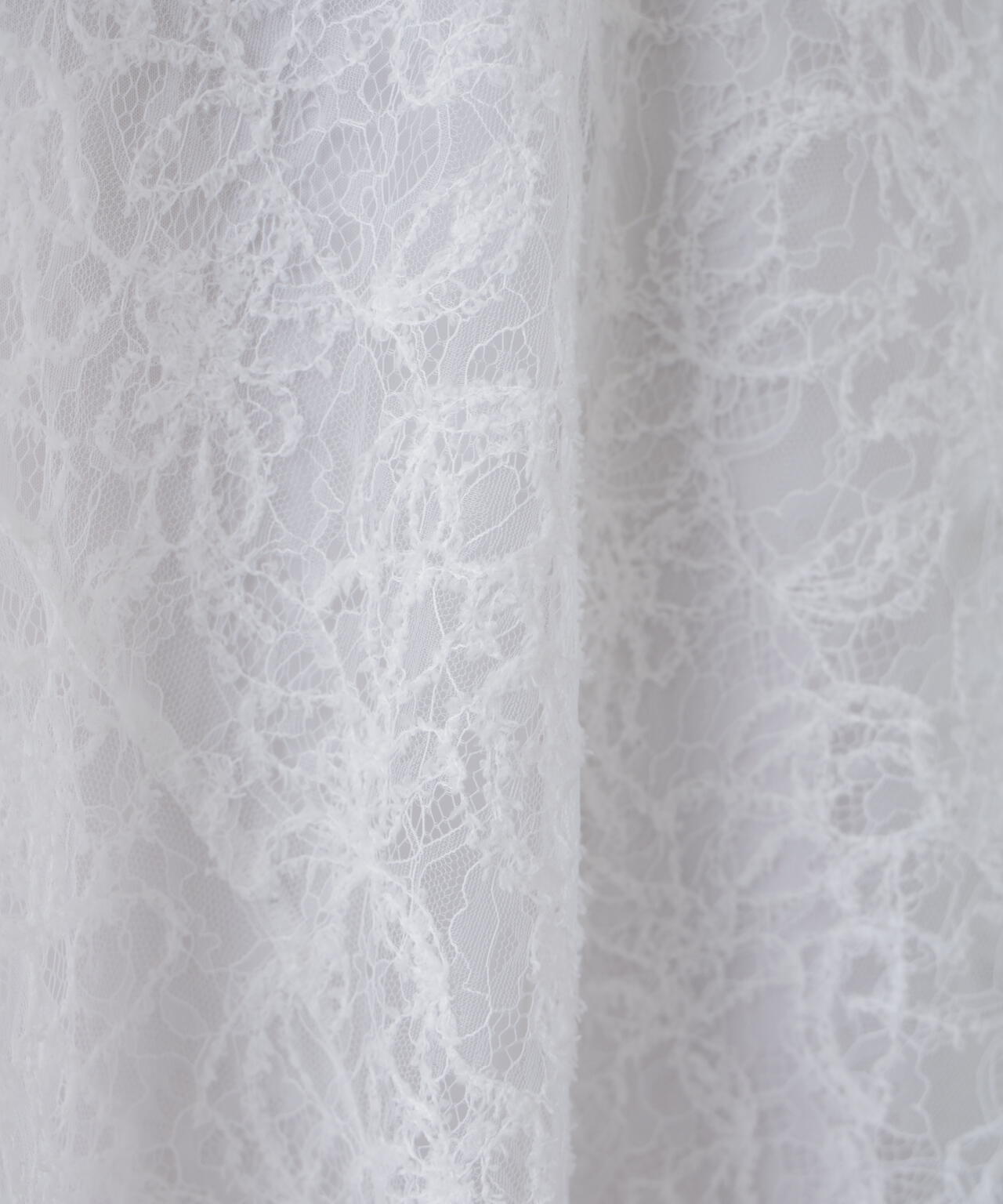 2wayモールレースパネルフレアスカート