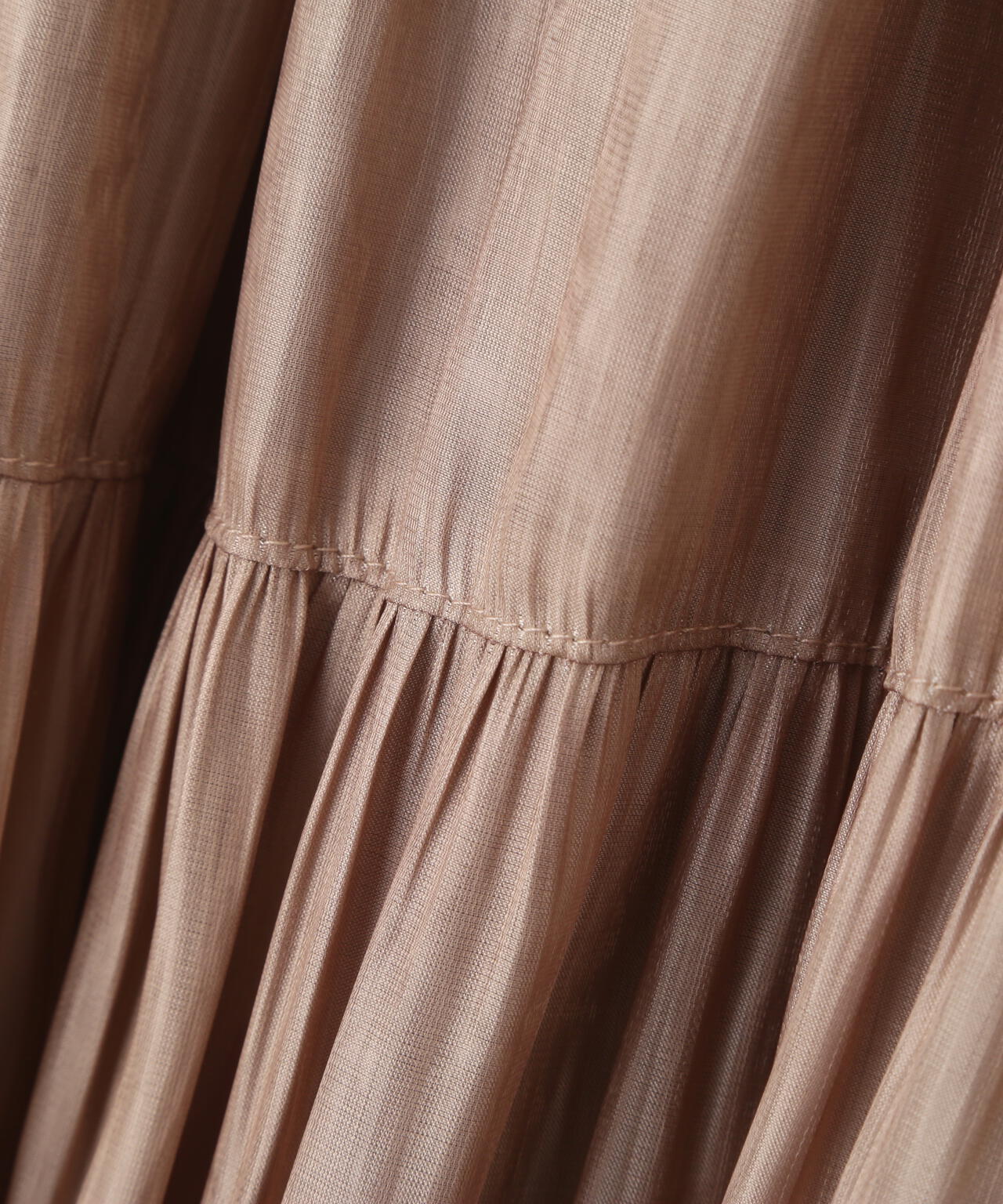 シャイニーティアードスカート