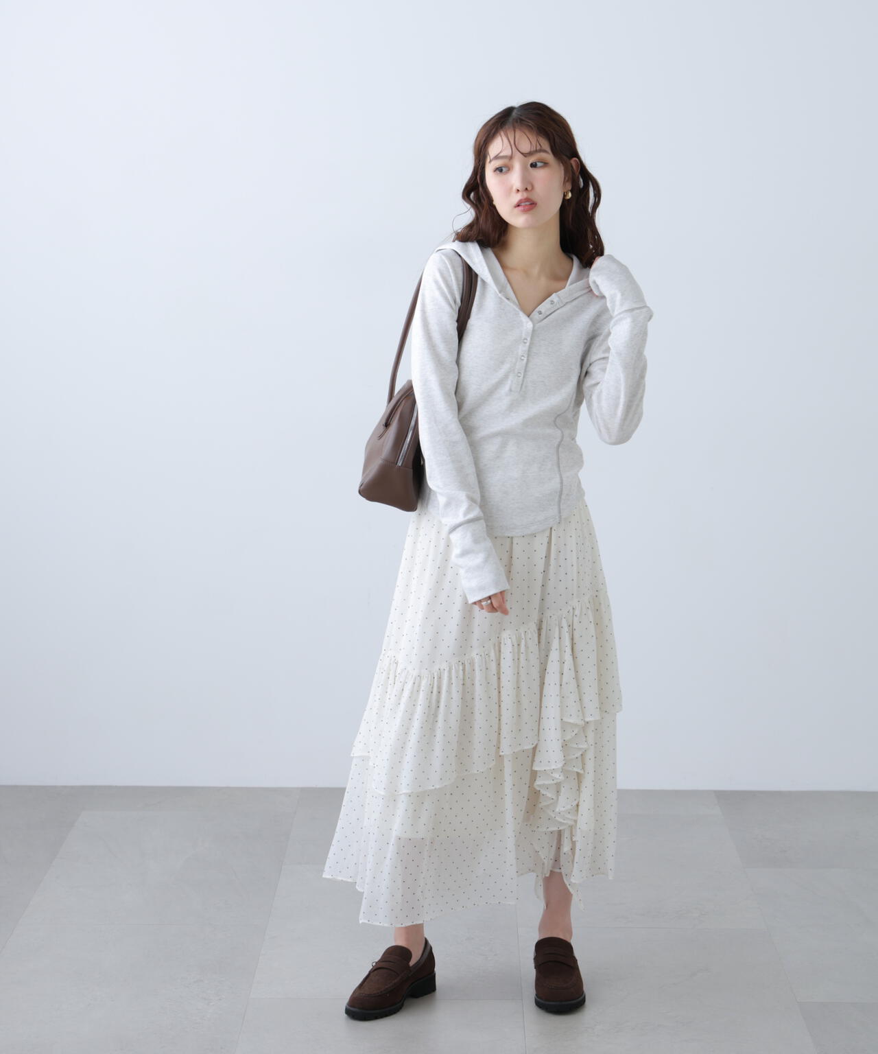 アソートイレヘムフリルスカート