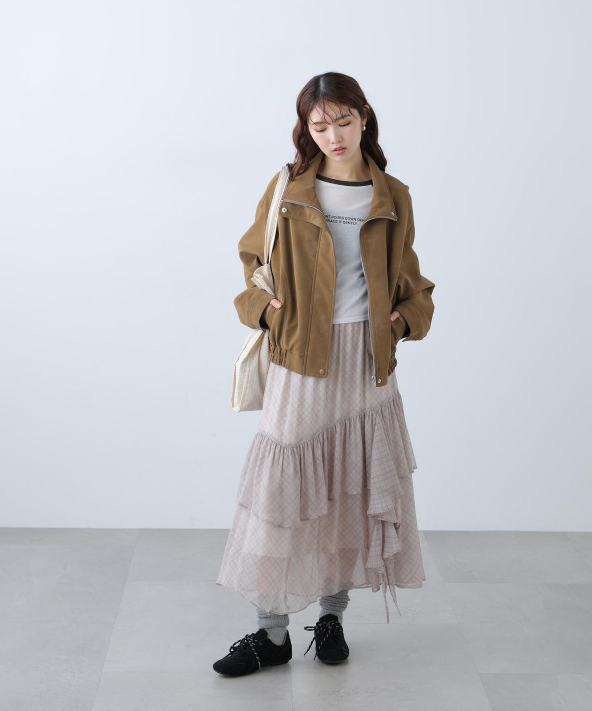 アソートイレヘムフリルスカート