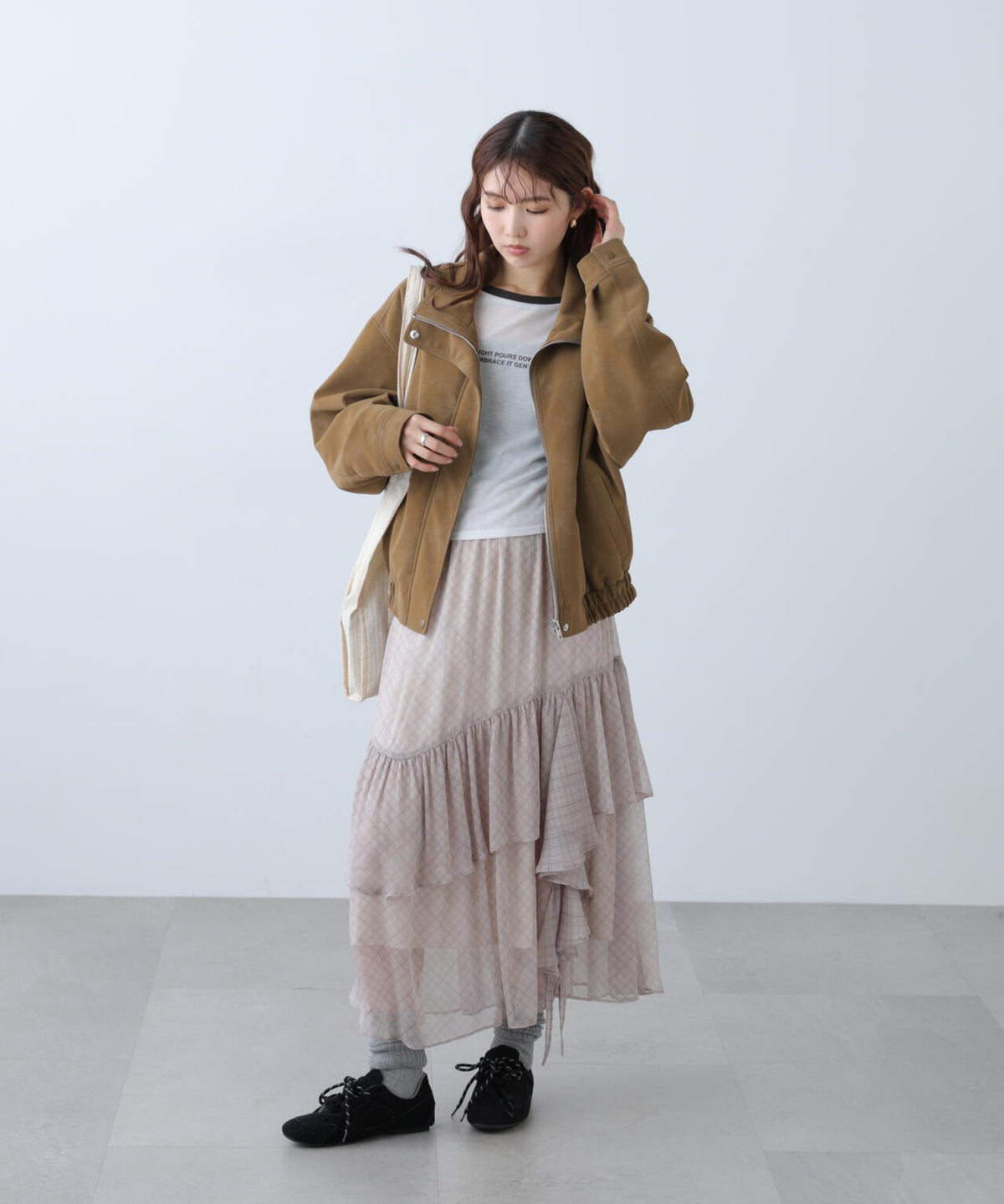 アソートイレヘムフリルスカート