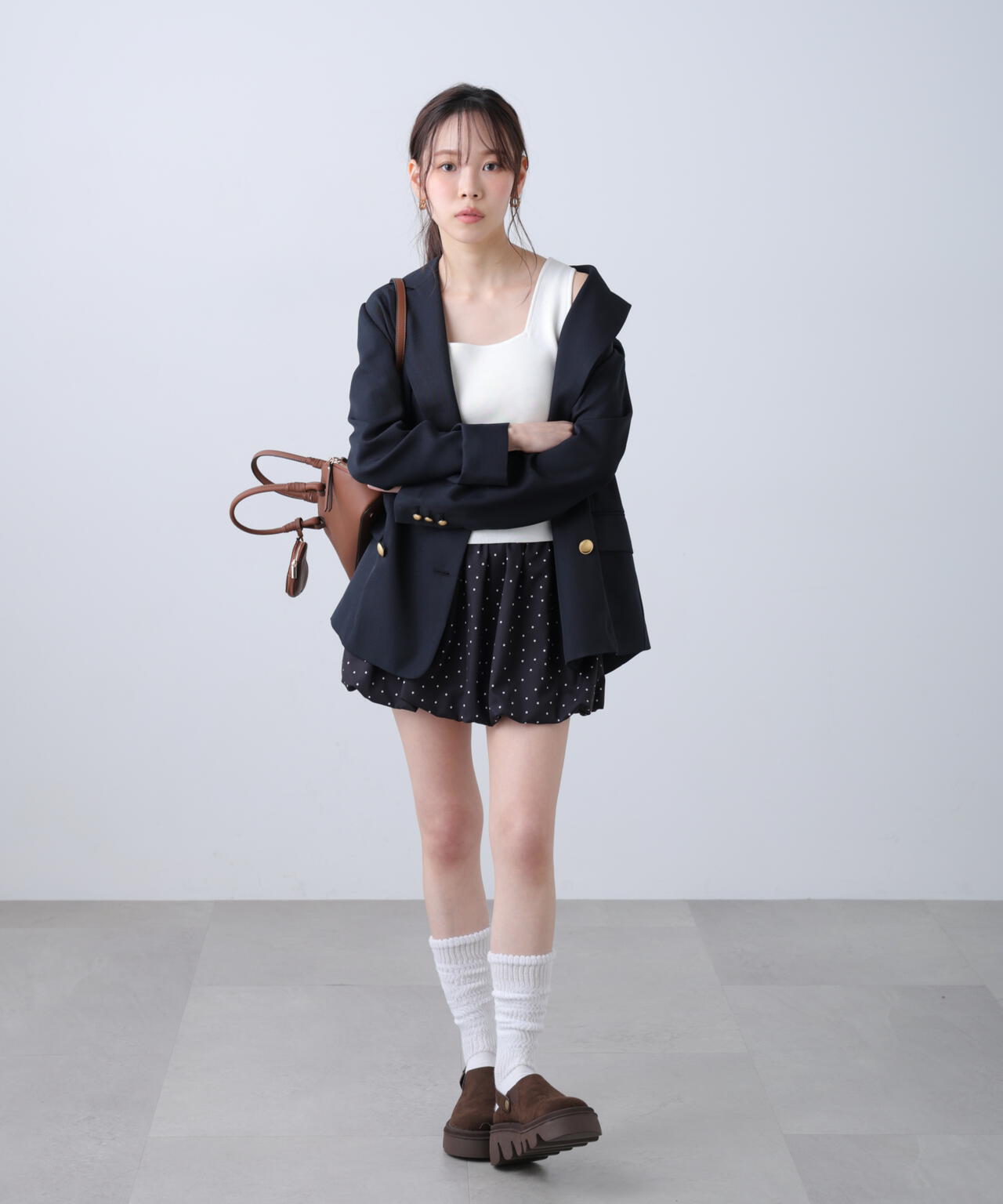 インナーパンツ付バルーンミニスカート