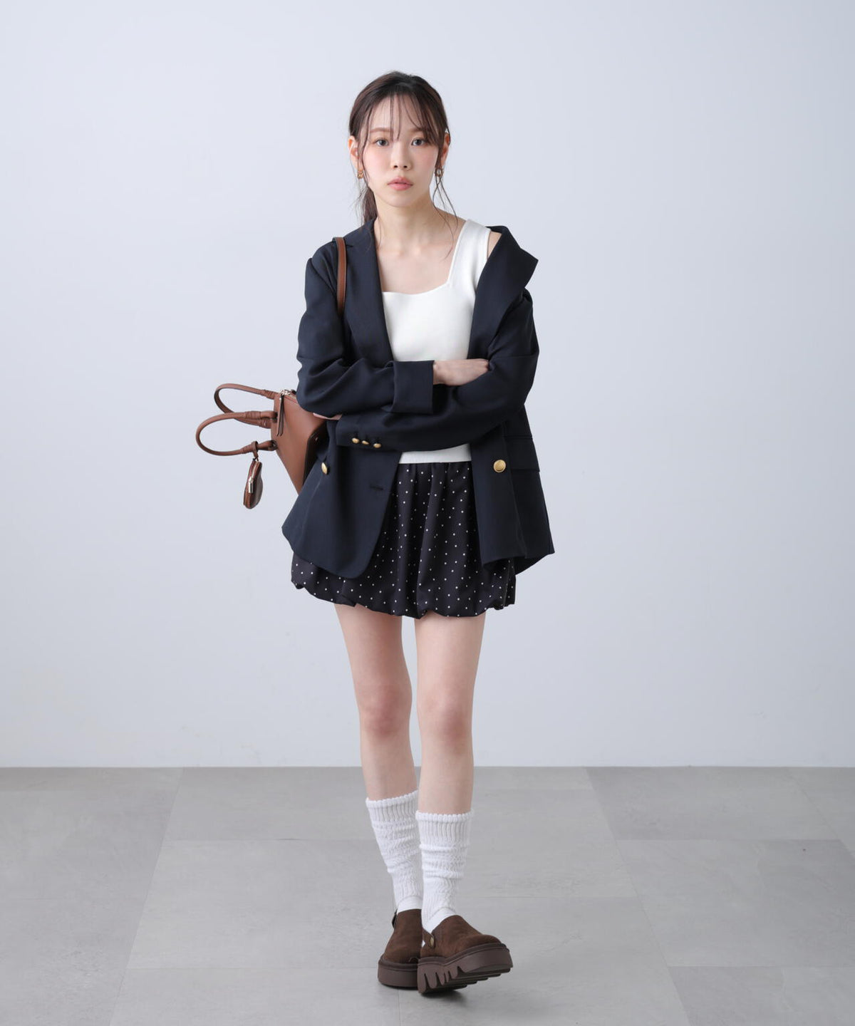 インナーパンツ付バルーンミニスカート